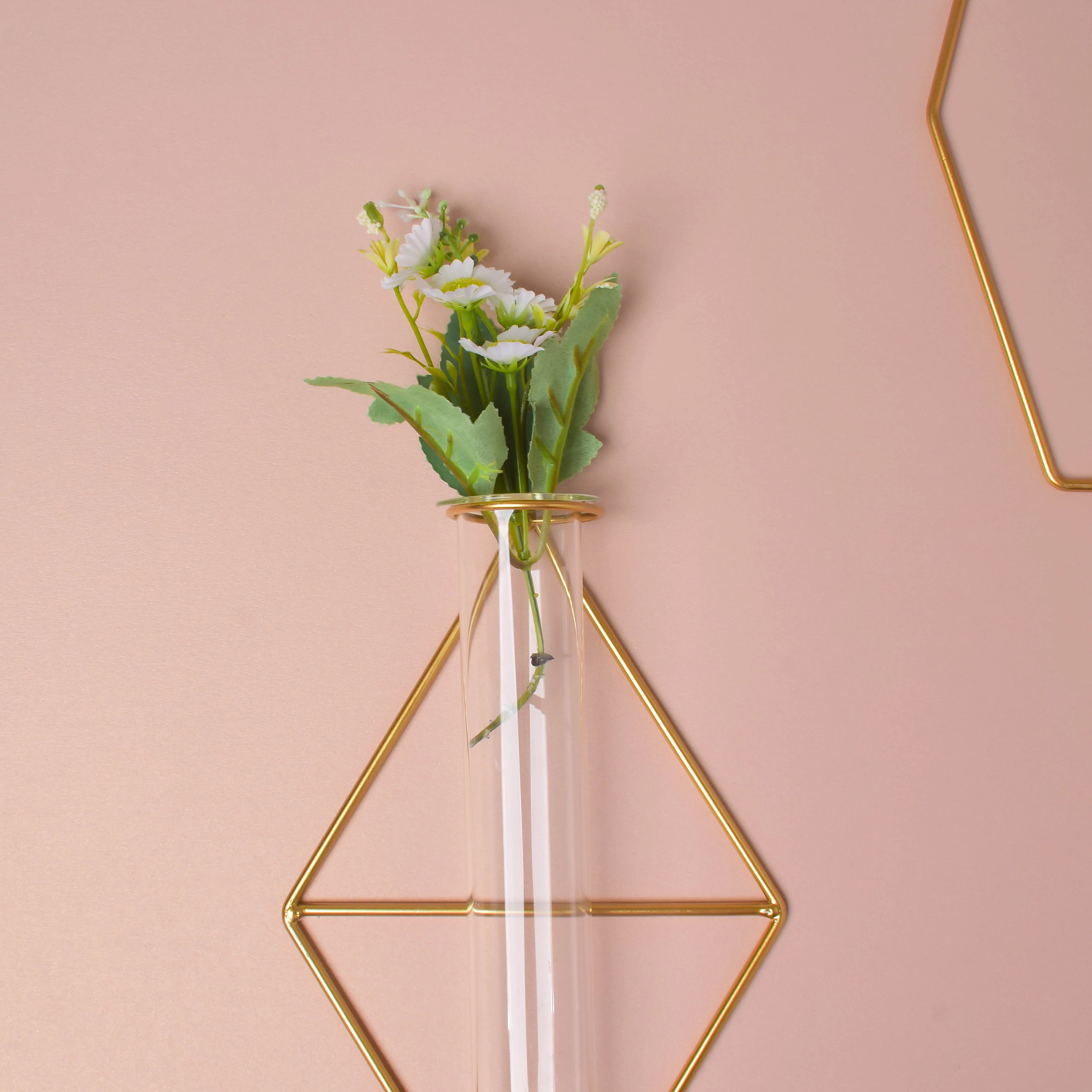 Diamond Wall Tube Vase - Image 3