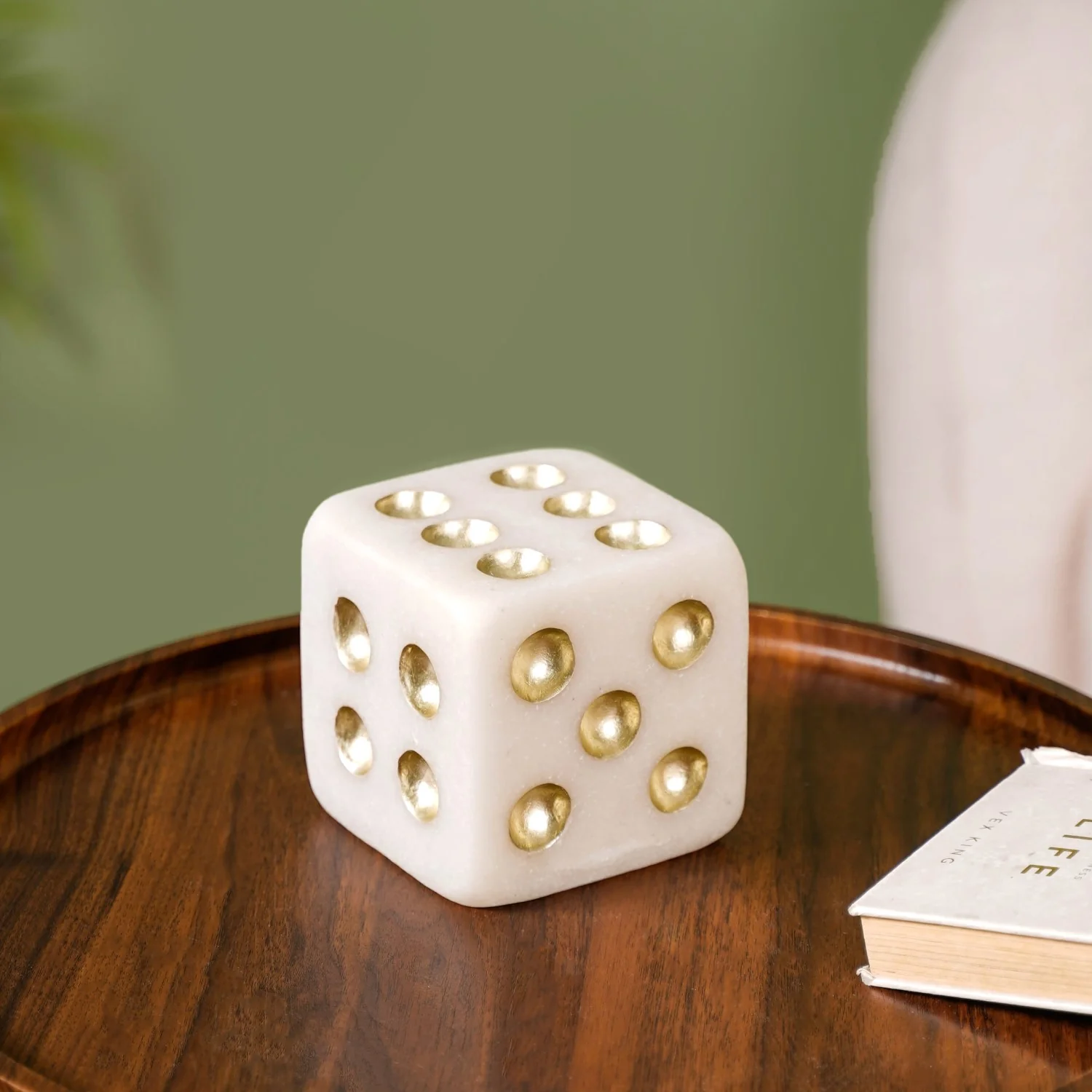 Dice Marble Finish Decor - Image 3