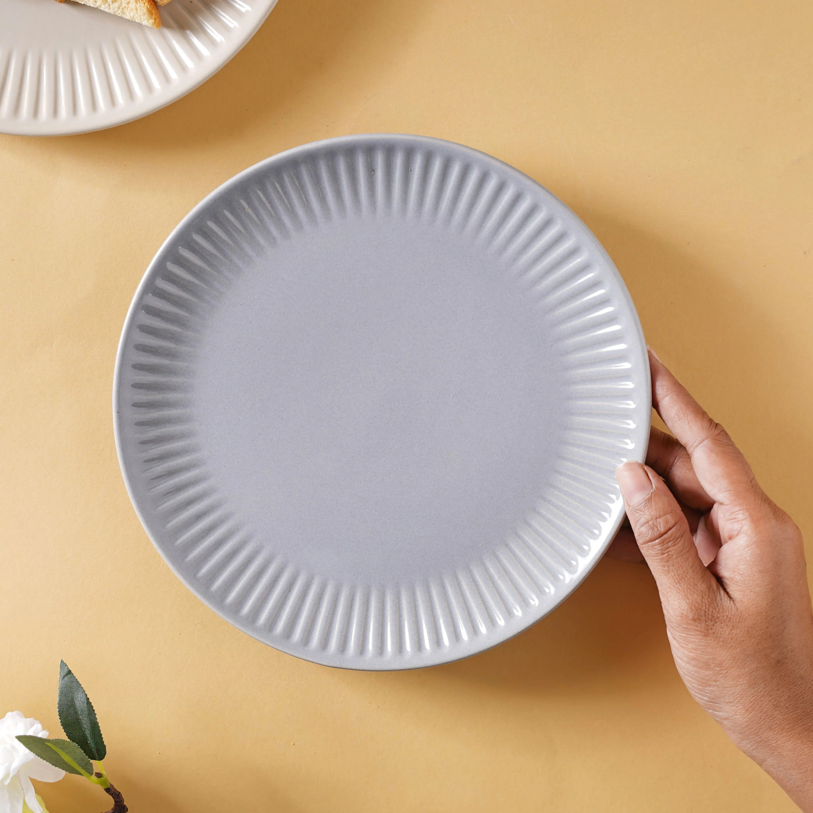 Snack Ceramic Plate 8 inch - Image 7