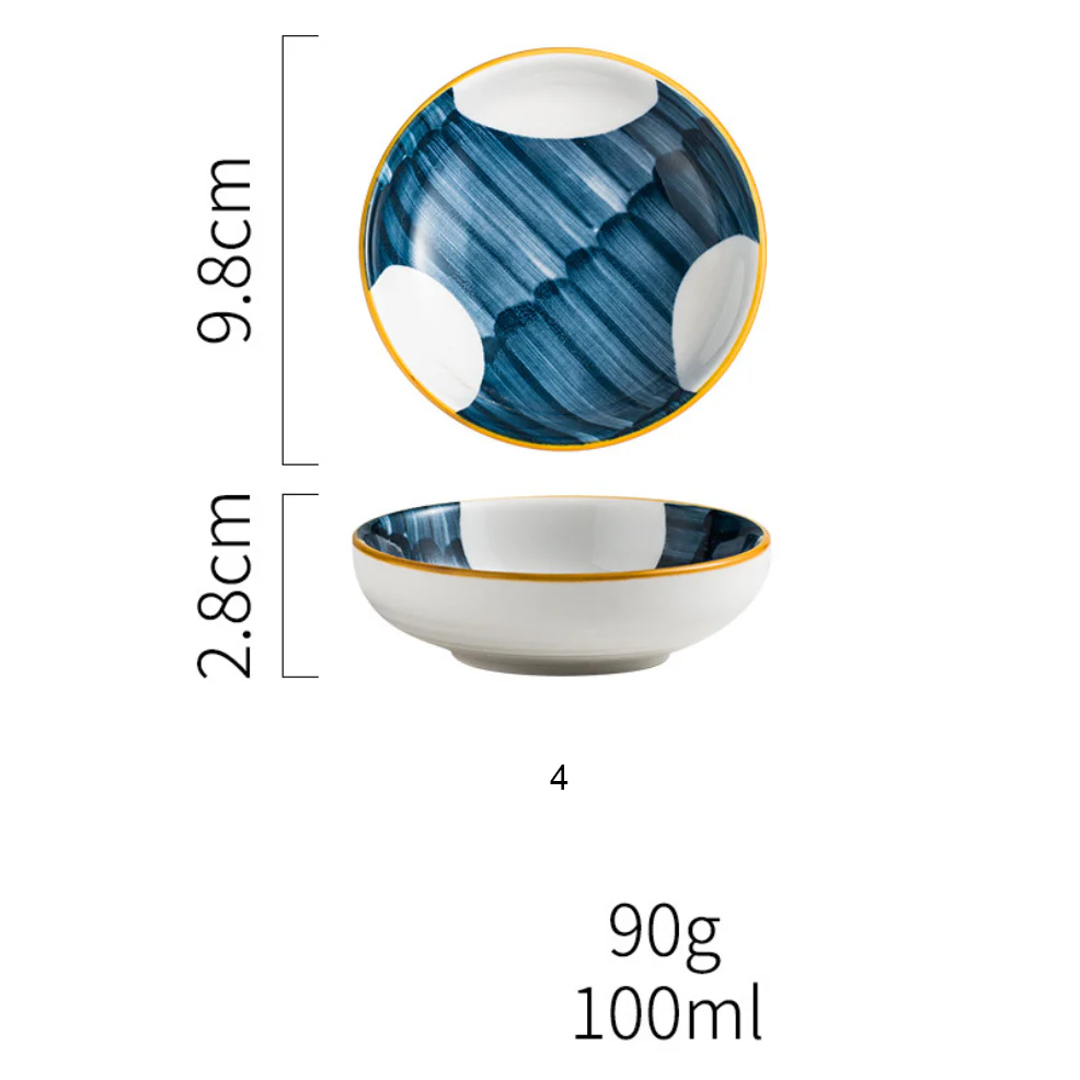 Hand painted Dinner Set Nitori - Image 21