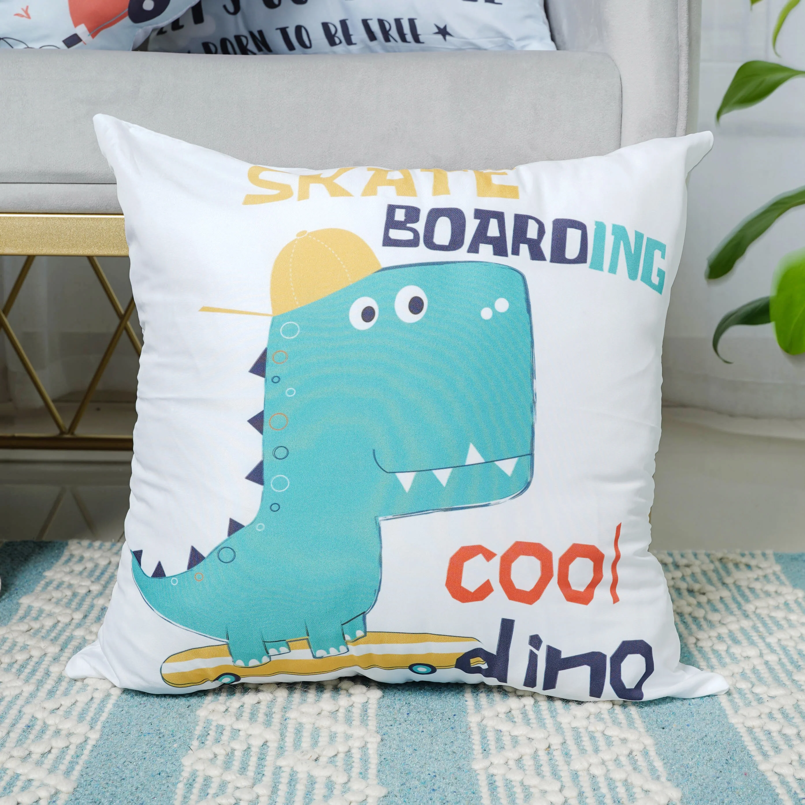 Dinosaur Pillow Cover Set of 3 - Image 9