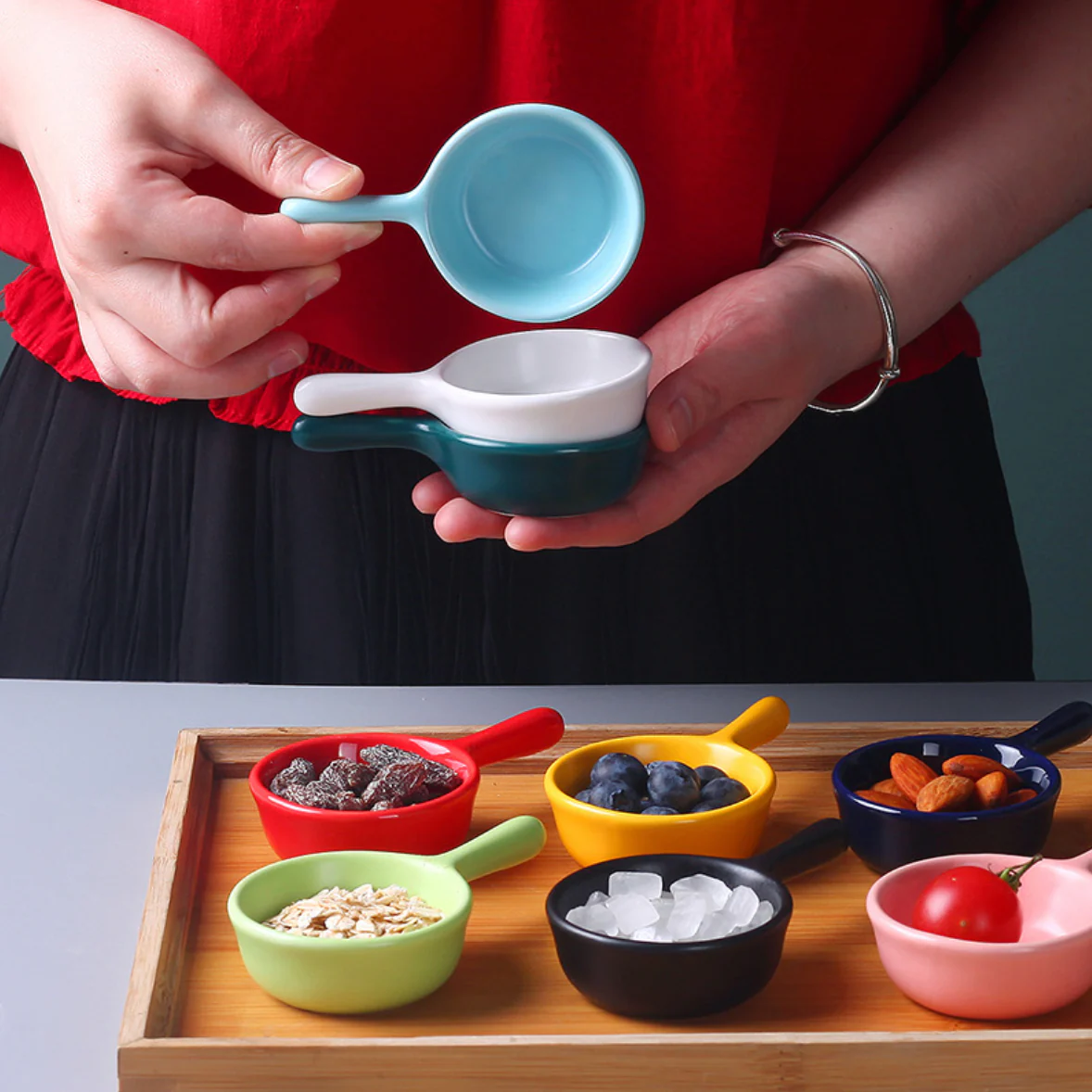 Dip Bowl With Handle Set of 9 - Image 10