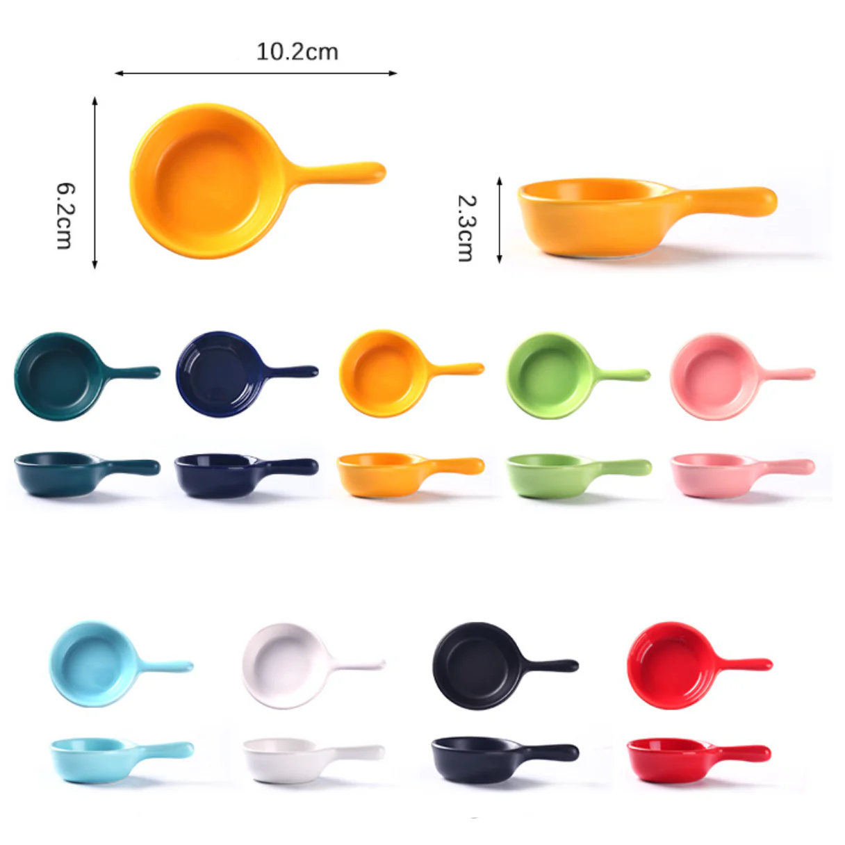 Dip Bowl With Handle Set of 9 - Image 14