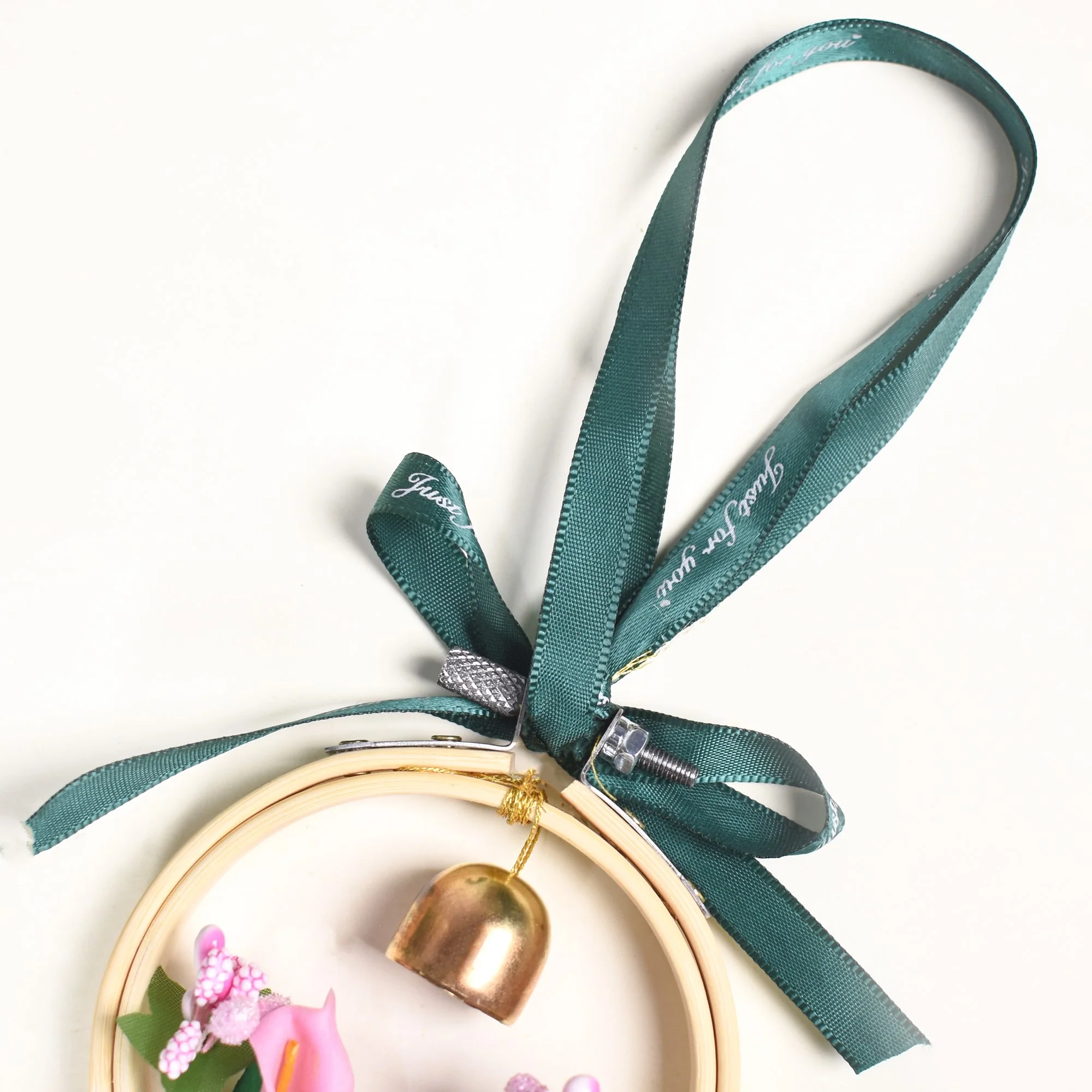 DIY Floral Swinging Car Ornament Pink - Image 7