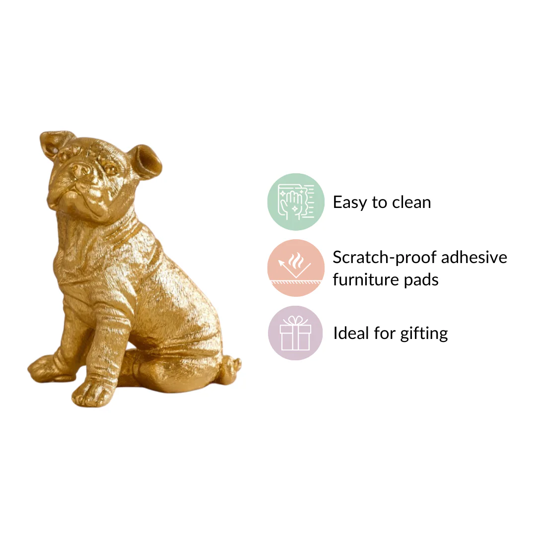 Dog Showpiece Gold Large - Image 5