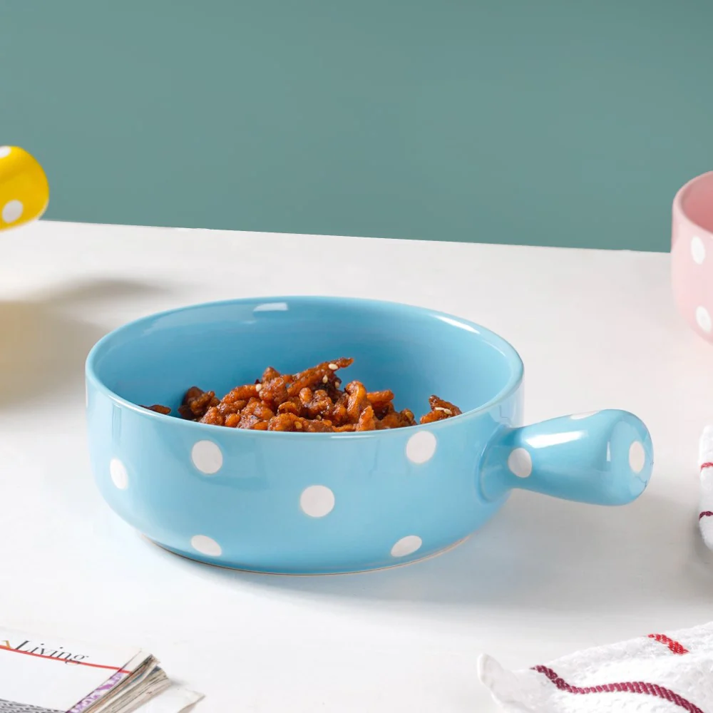 Dots Bowl With Handle - Image 15