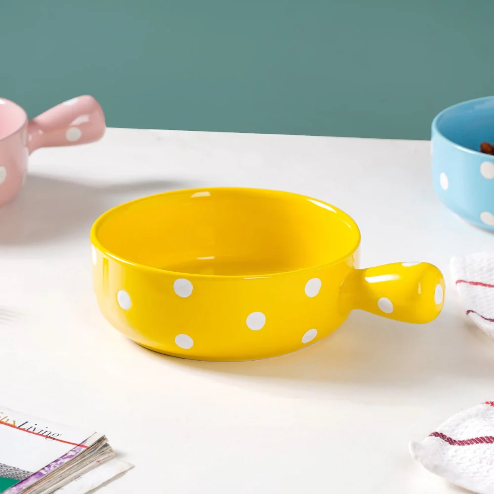 Dots Bowl With Handle - Image 16