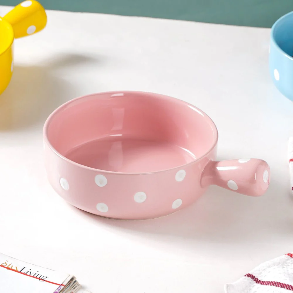 Dots Bowl With Handle - Image 20