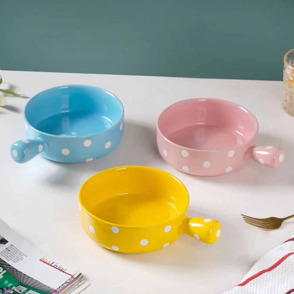 Dots Bowl With Handle - Image 5