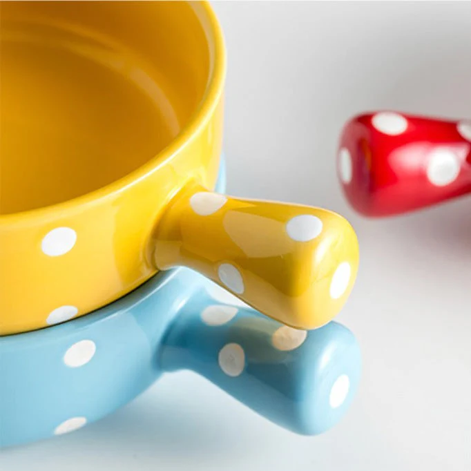 Dots Bowl With Handle - Image 6