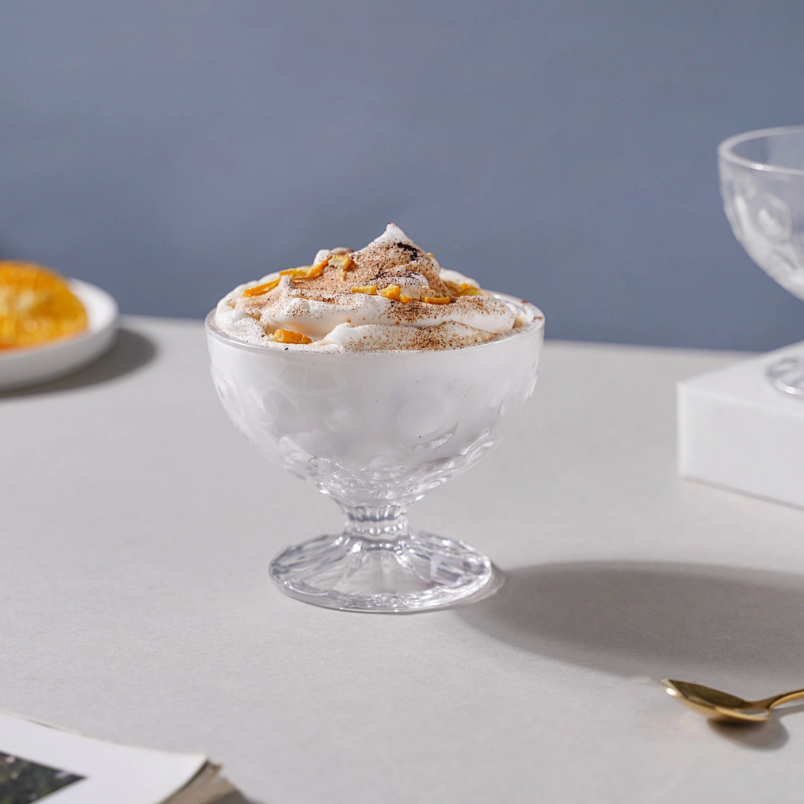 Dotty Glass Ice Cream Bowl Set of 2 - Image 6