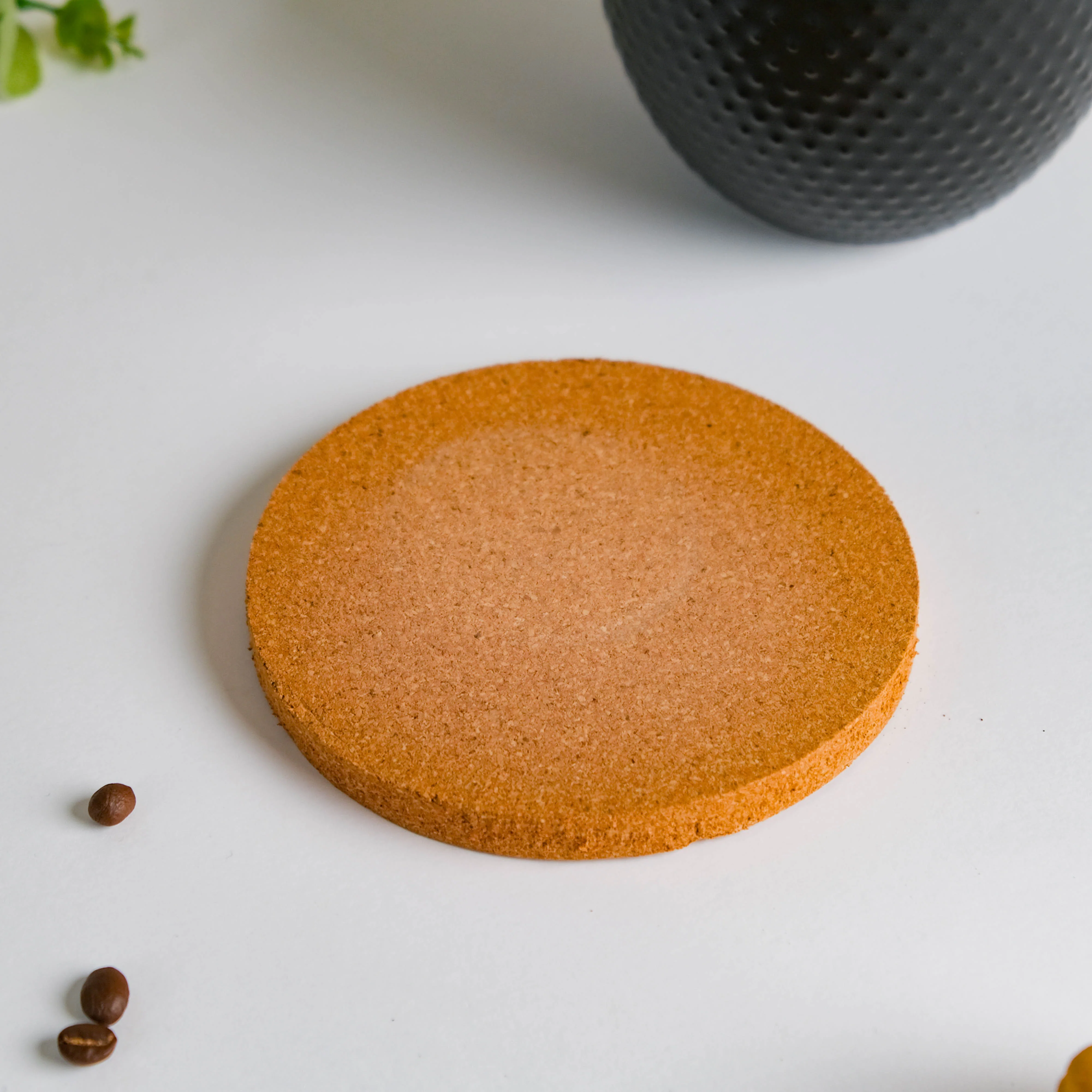 Dotty Modern Black Ceramic Cup With Coaster - Image 6