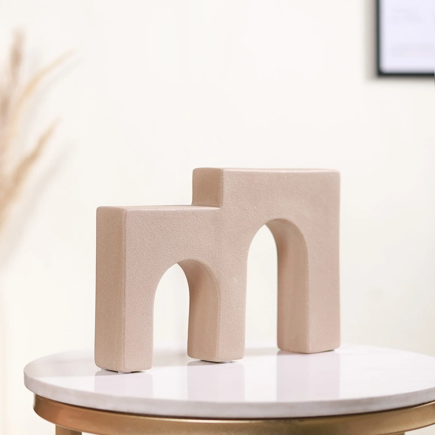 Double Arch Architectural Ceramic Sculpture - Image 4