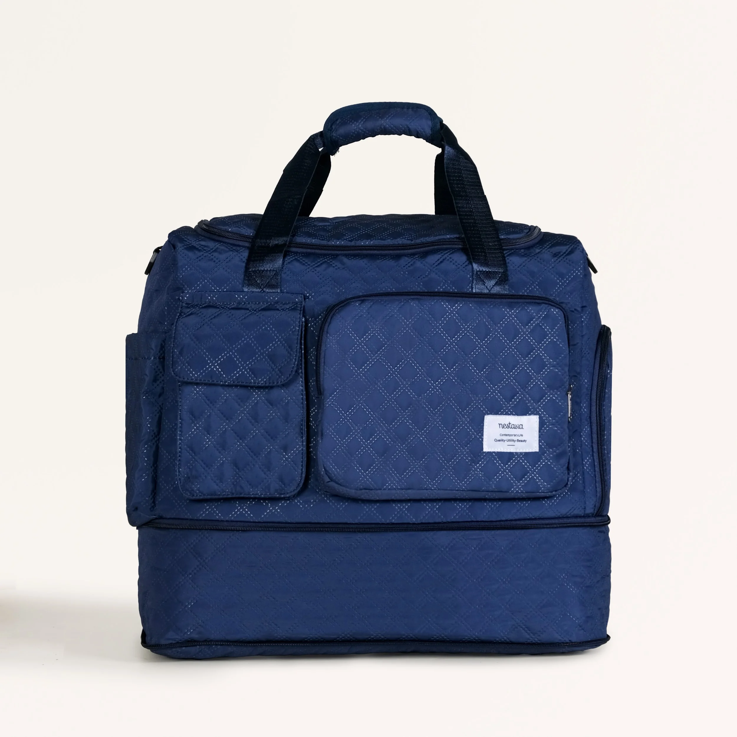 Dova Expandable Duffle Bag Dark Blue - Image 3