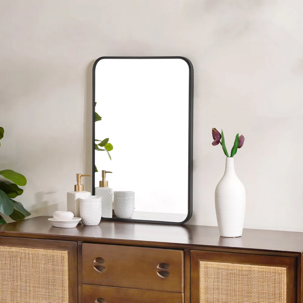 Dressing Table Mirror Black 23 x 16 Inches - Image 10