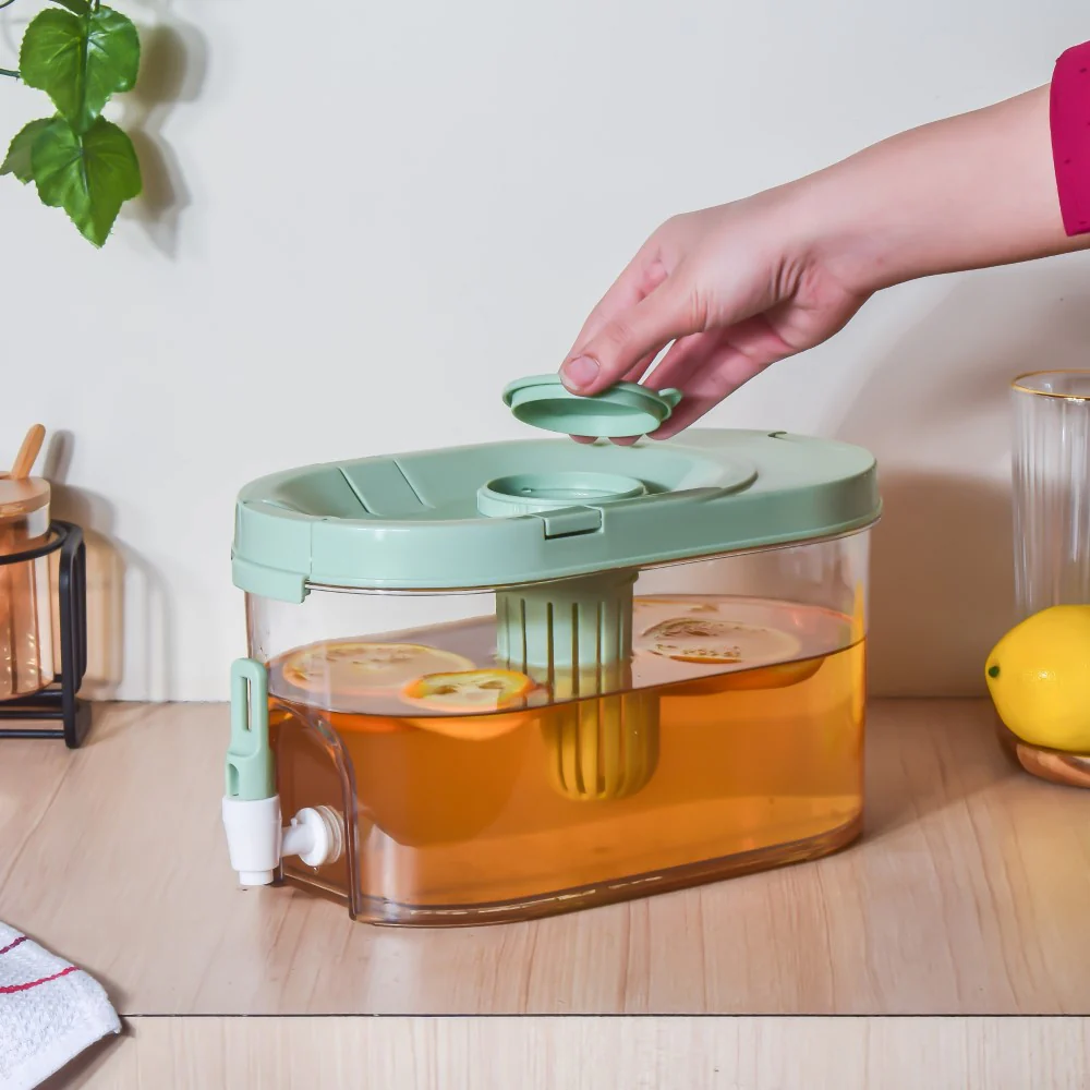 Drink Dispenser With Infuser Green 2250ml - Image 6