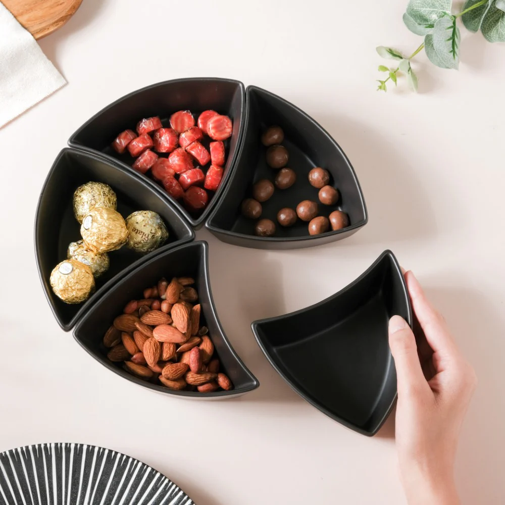 Dry Fruit Bowl Black Set Of 5 200 ml - Image 2