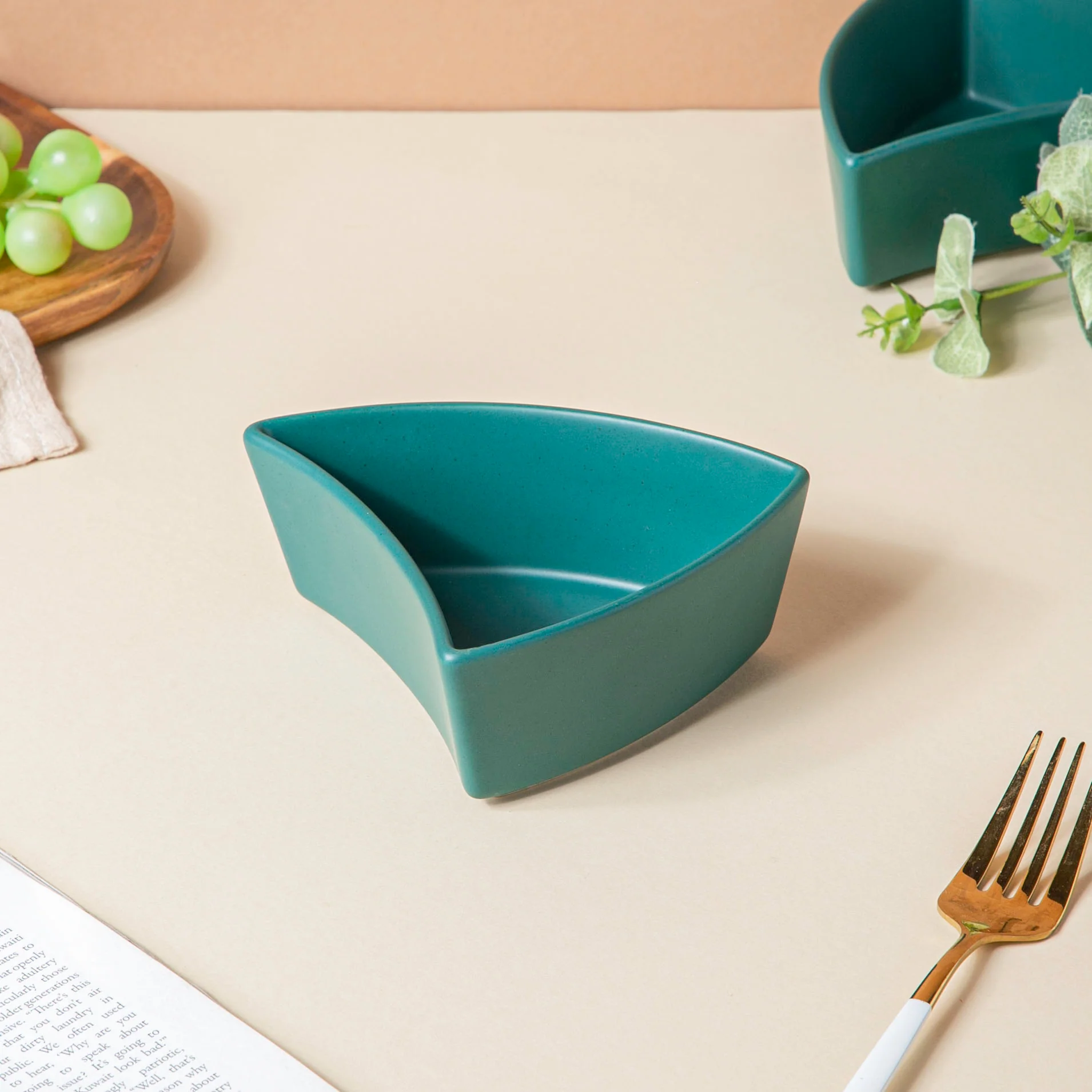 Dry Fruit Bowl Green Set Of 5 200 ml - Image 7
