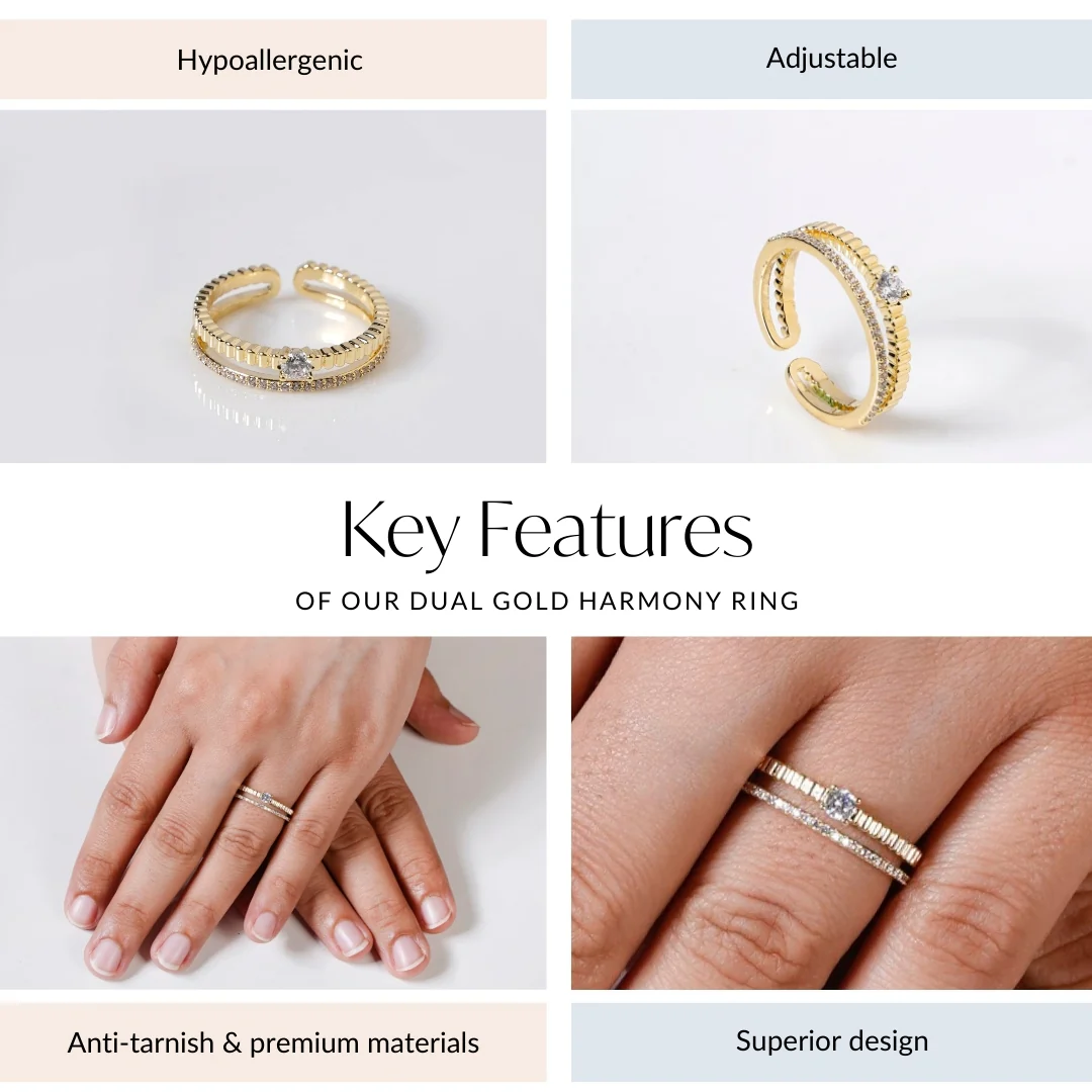 Dual Gold Harmony Ring - Image 4