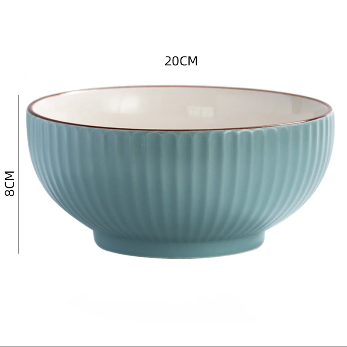 Dune Serving Bowl Blue - Image 4