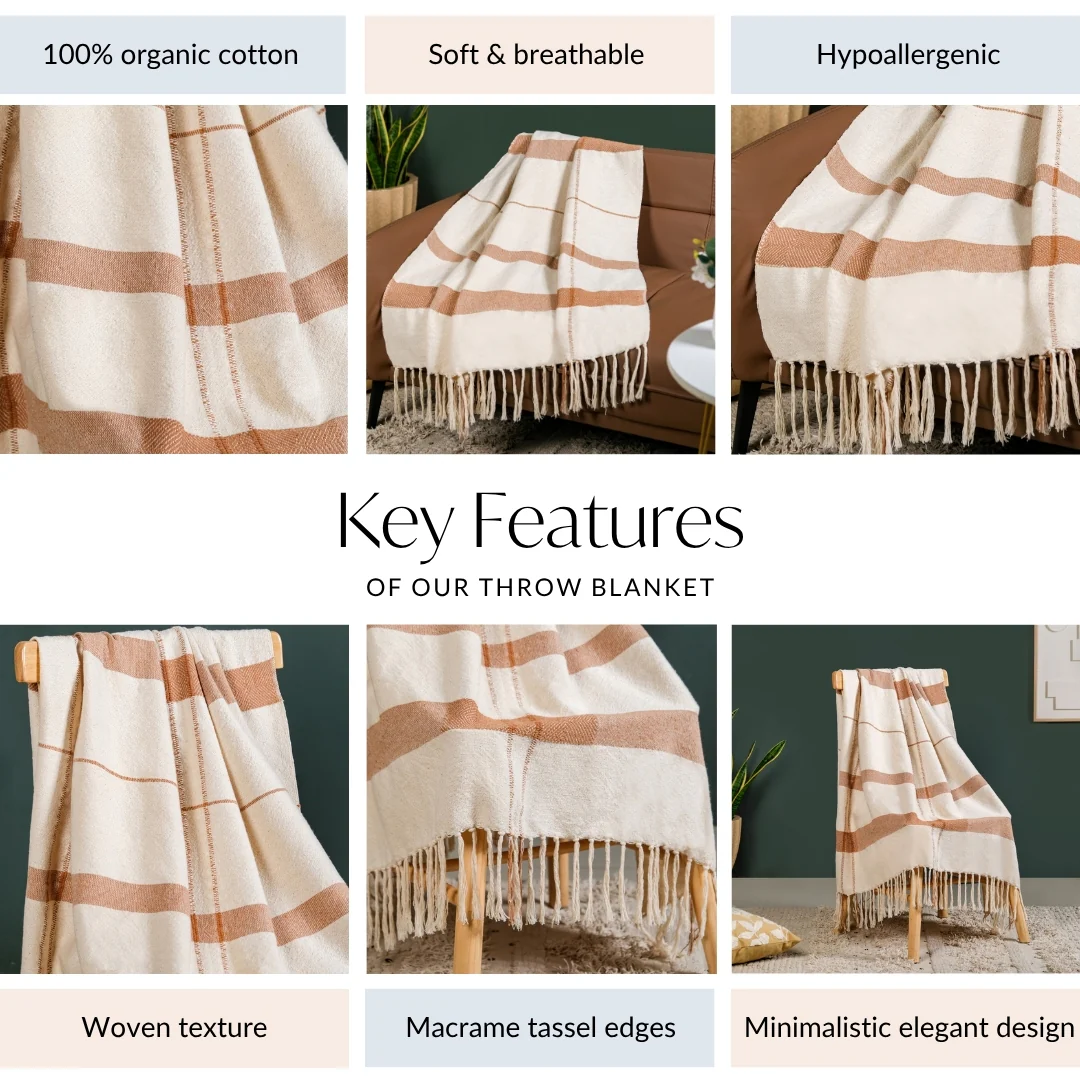 Earthline Cotton Comfort Throw - Image 5