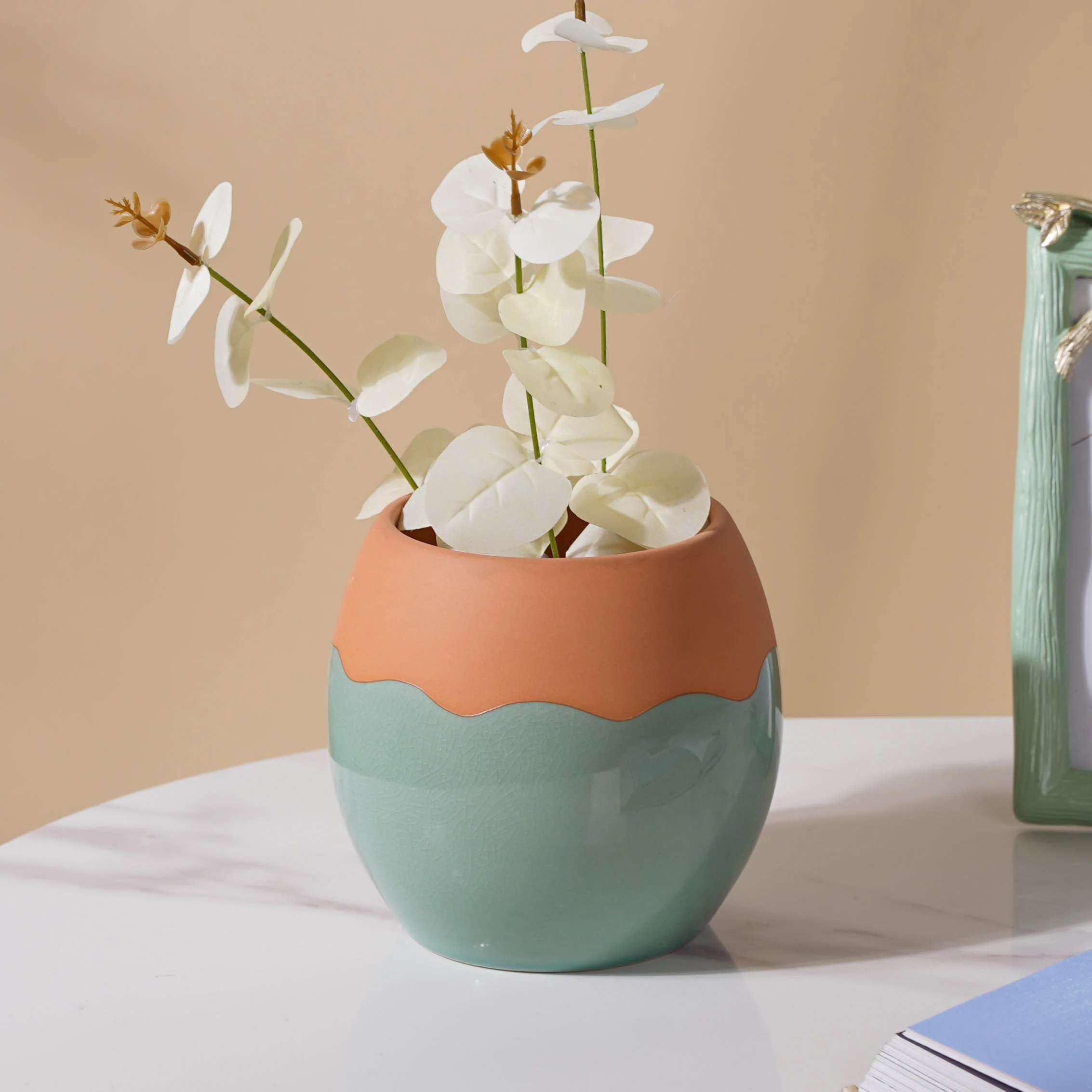 Earthy Toned Vase - Image 3