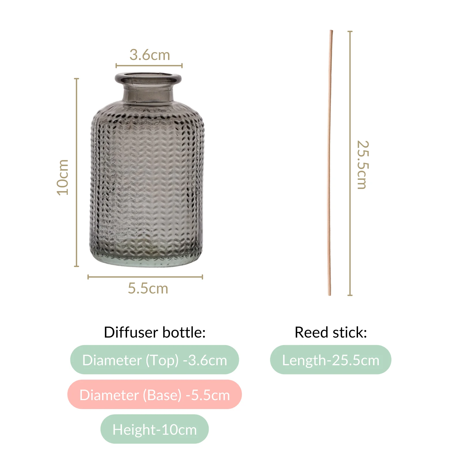 Ebony Spice Reed Diffuser Gift Set Of 3 - Image 4