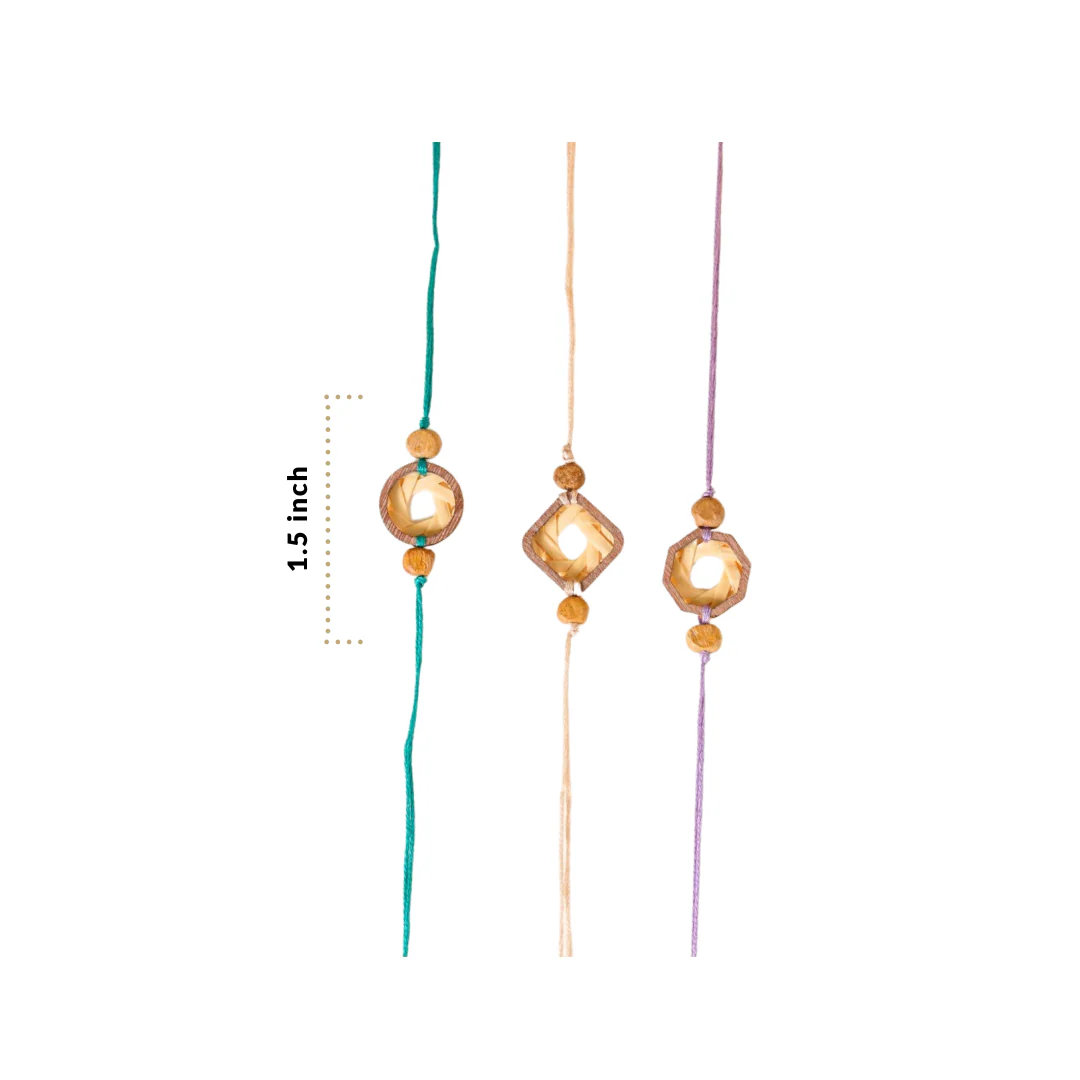 Organic Rakhi Gift Set Of 3 - Image 8