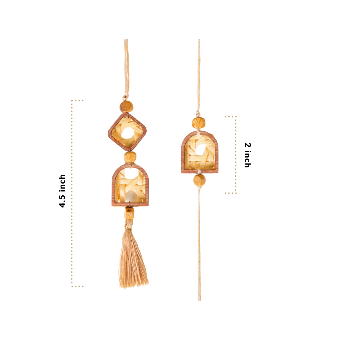 Eco-Friendly Rakhi Gifts For Bhaiya & Bhabhi Set Of 3 - Image 7