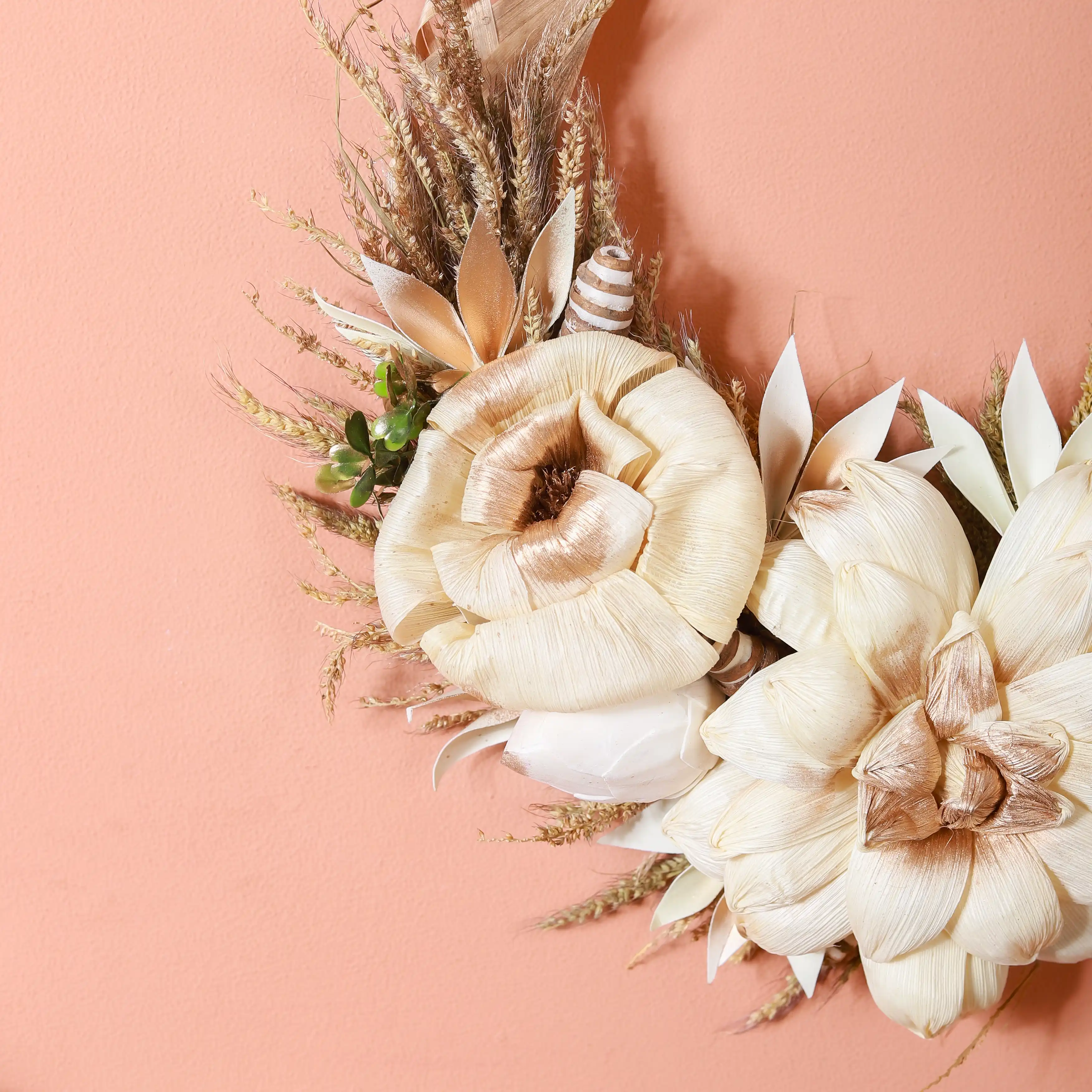 Eco-Friendly Wreath With Dried Flowers - Image 4