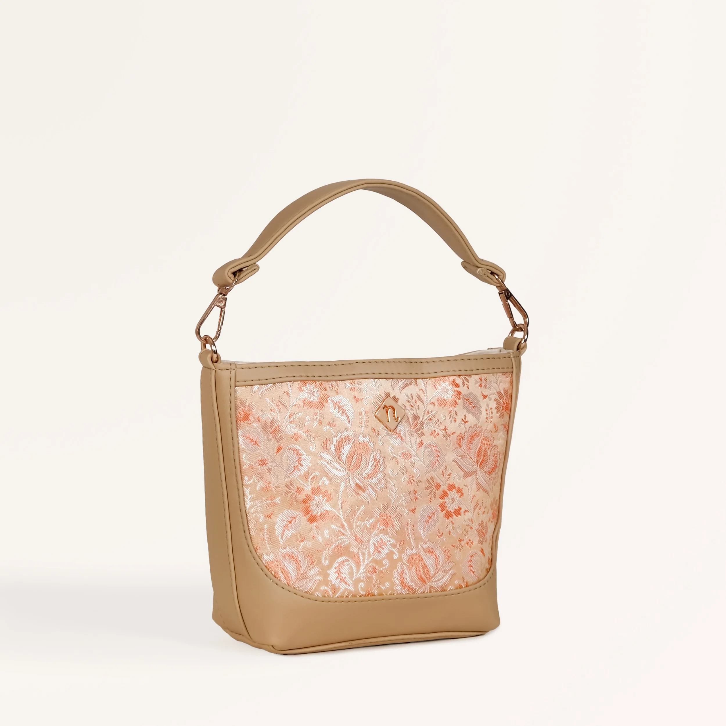 Eden Beige Bucket Handbag For Women - Image 2