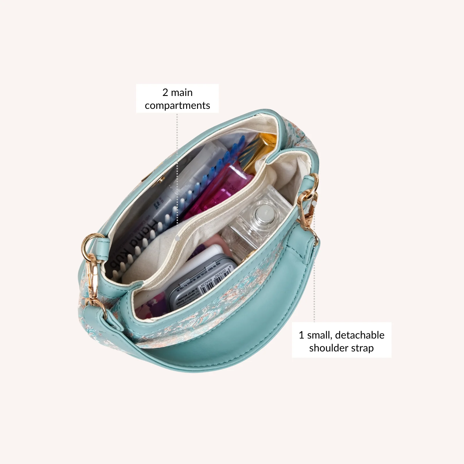 Eden Bucket Handbag For Women Mint - Image 7
