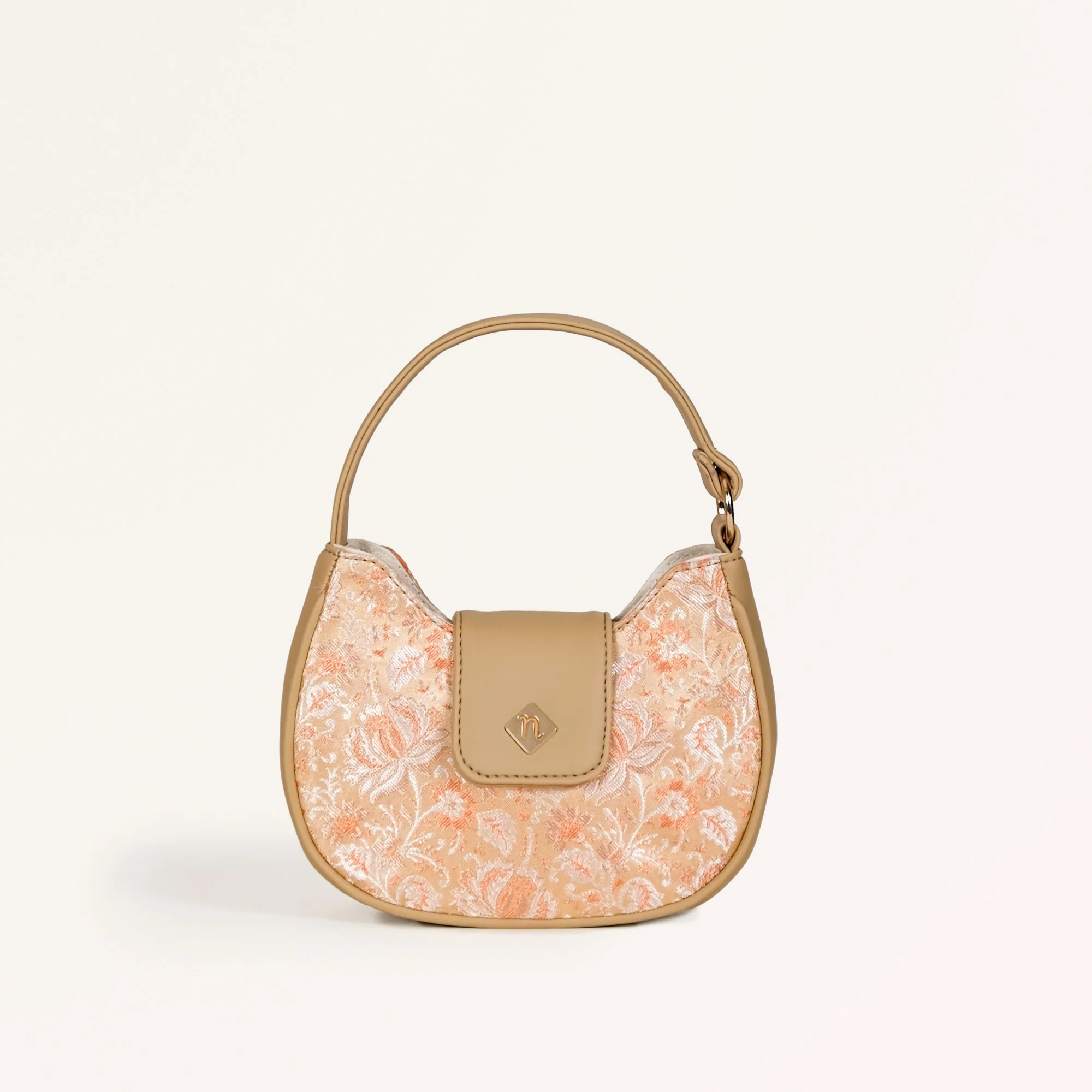 Eden Moon Handbag For Women Beige