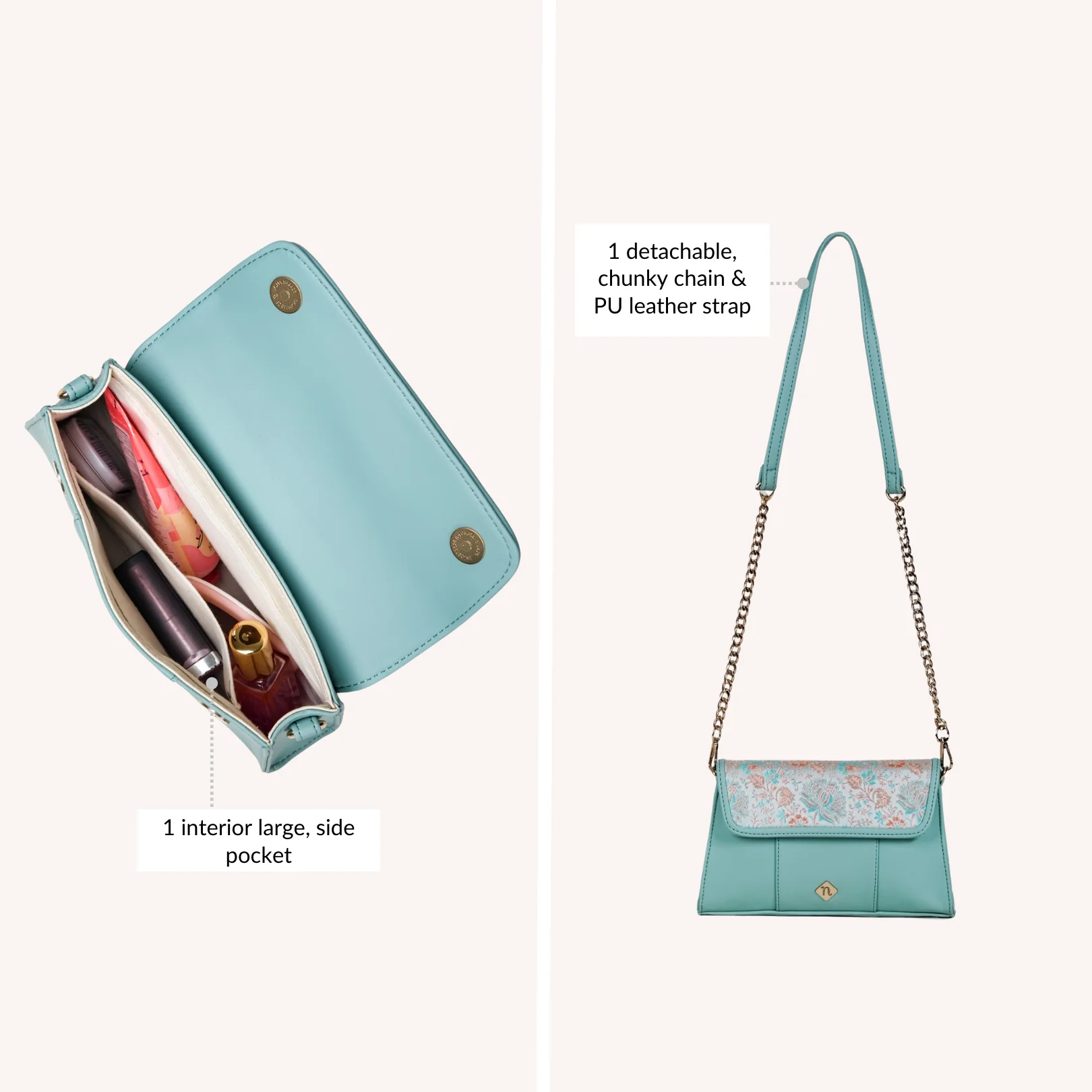 Eden Women Sling Bag Mint - Image 7