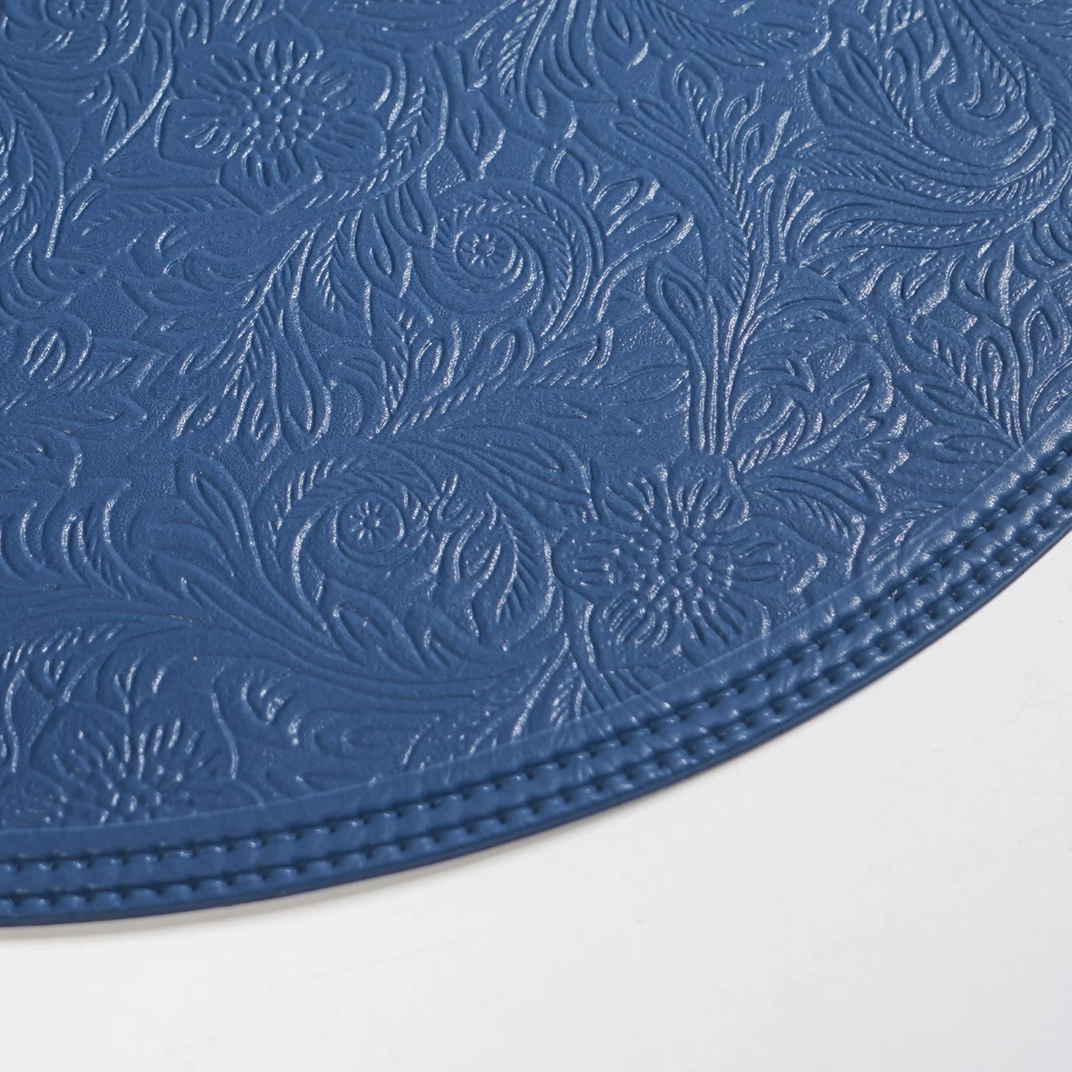 Electric Blue Round Table Mat Set Of 6 - Image 6