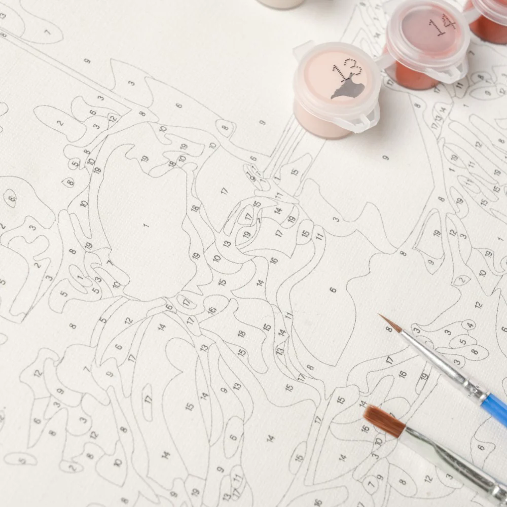 Elegant Ballet Dancers DIY Paint By Numbers Kit - Image 5