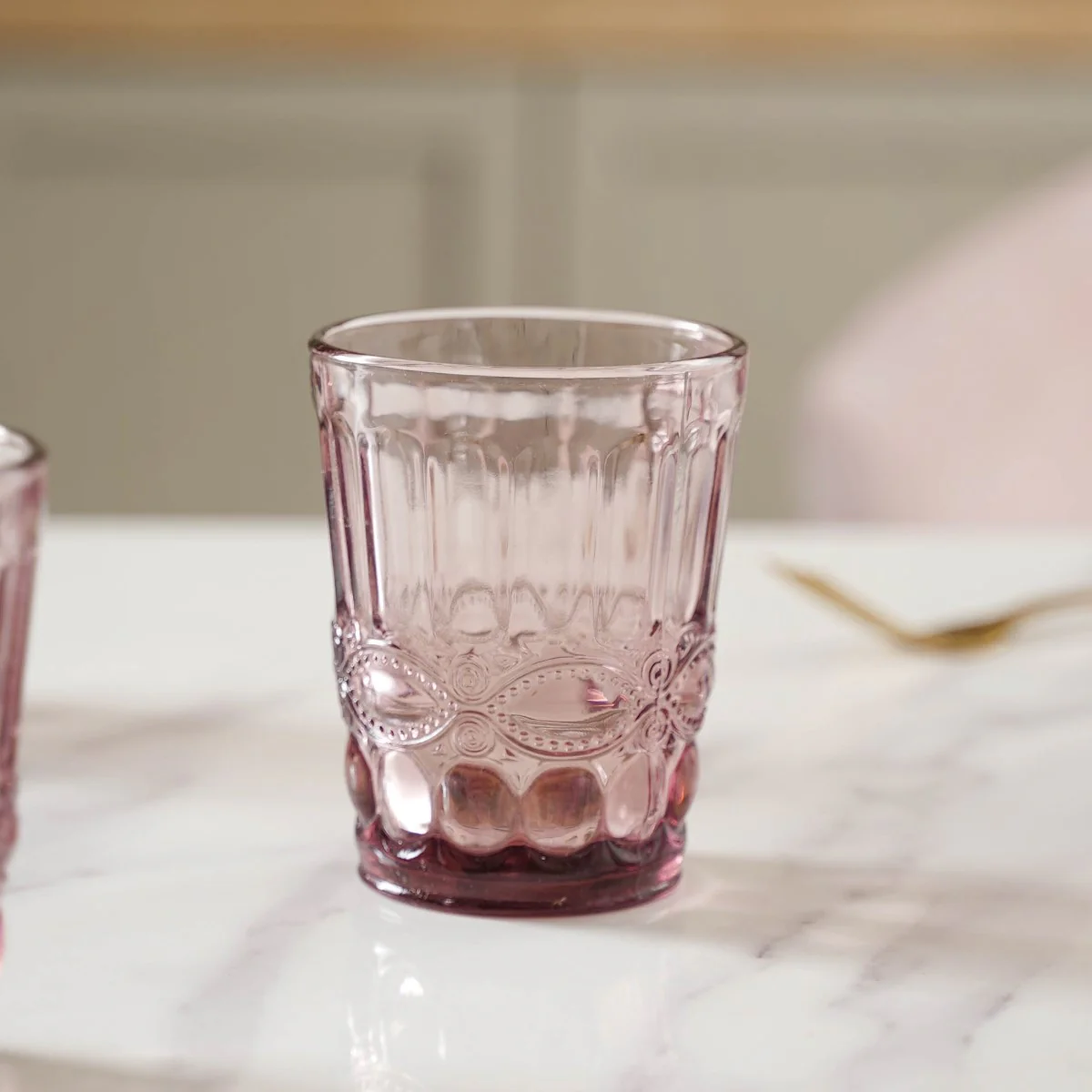 Embossed Crystal Drinkware Set of 4 - Image 3