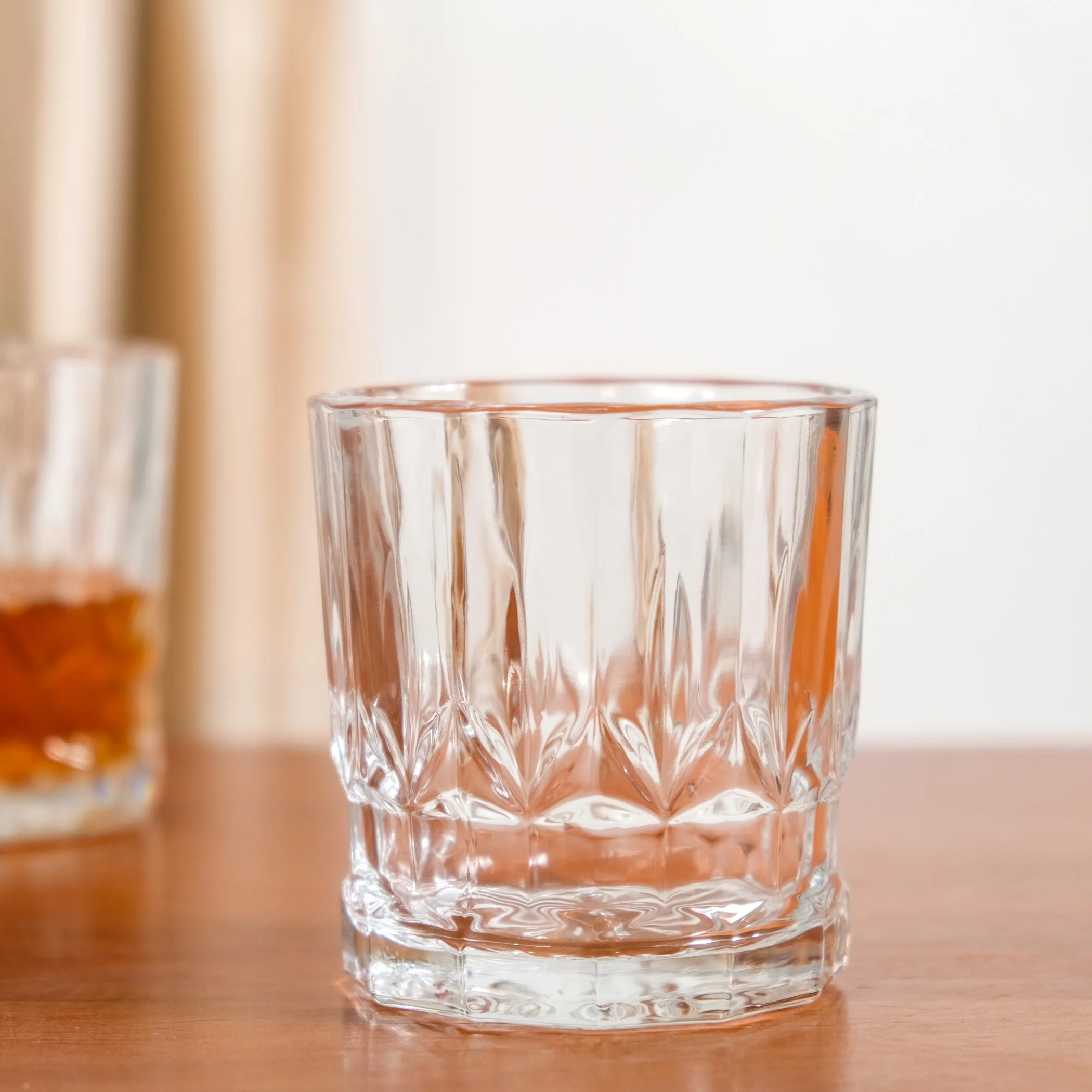 Embossed Heavy Base Whiskey Glass Large Set Of 6 310ml - Image 7