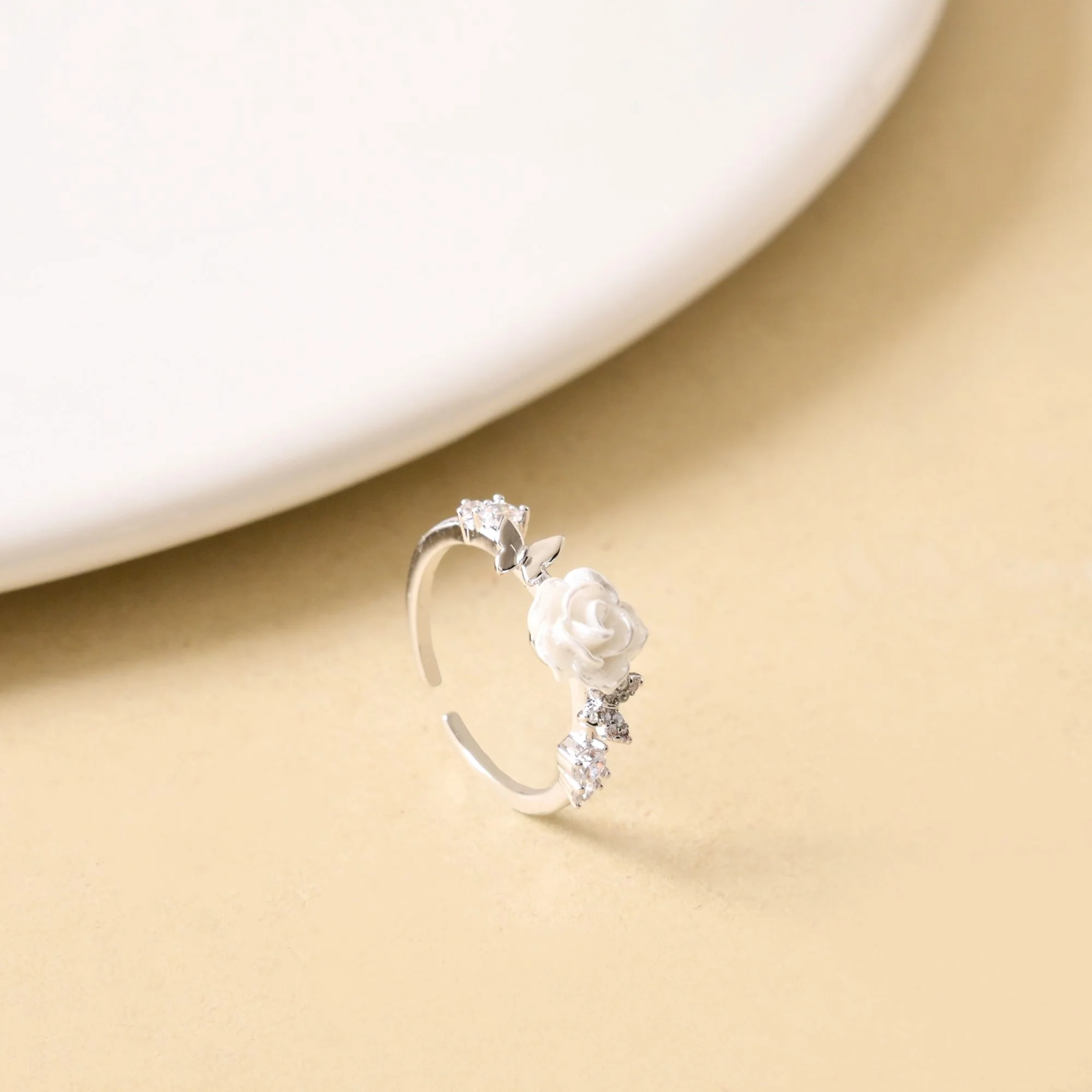 Enchanted Rose Garden Silver Ring - Image 5