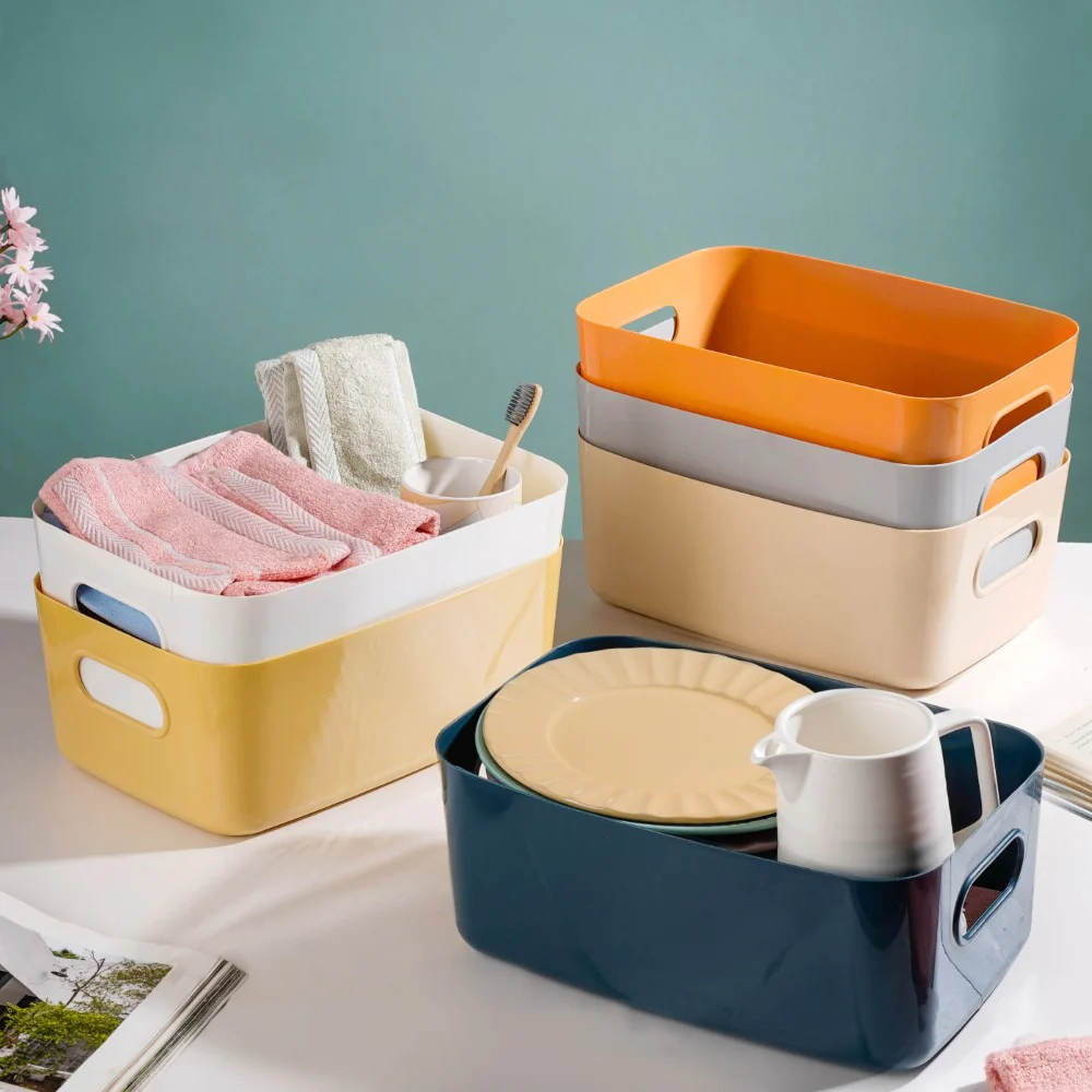 Essentials Storage Basket Yellow Set Of 2 11 Inch - Image 12