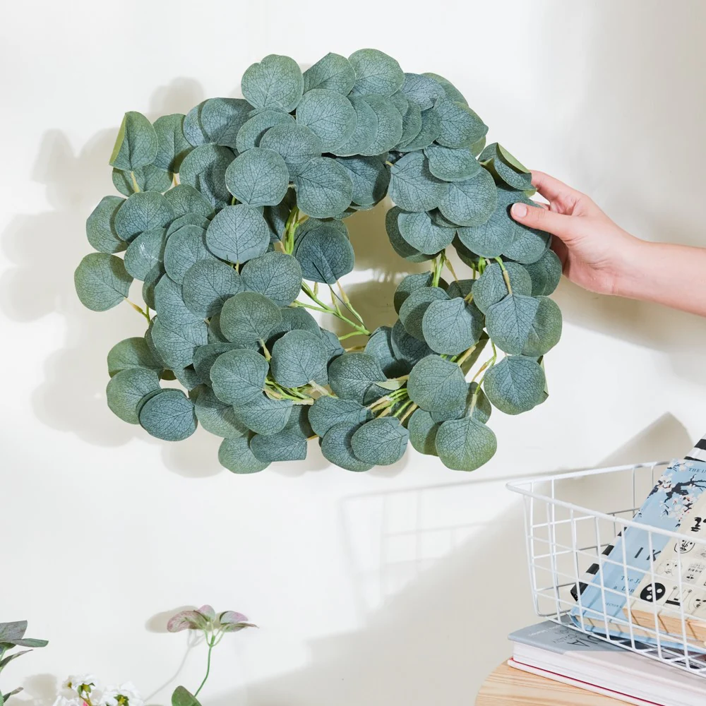Eucalyptus Leaf Vine For Decoration Green - Image 3
