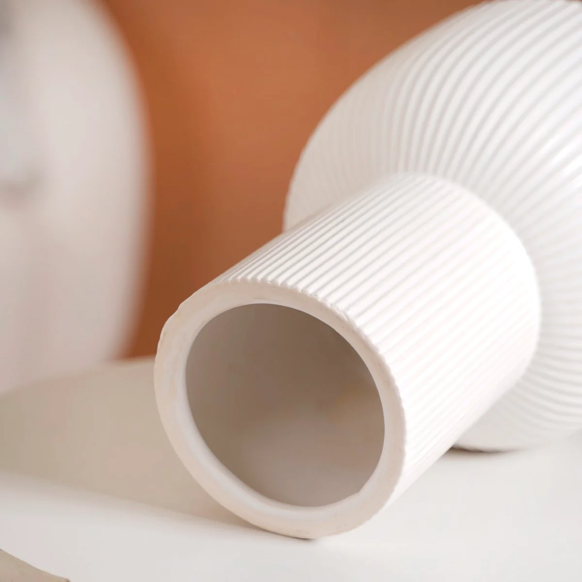 European Ceramic Flower Pot White - Image 10