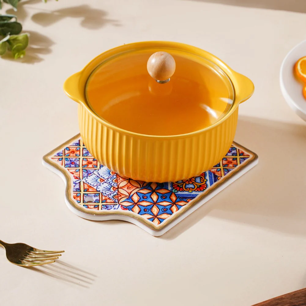 European Vibrant Traditional Trivet 7 Inch - Image 3