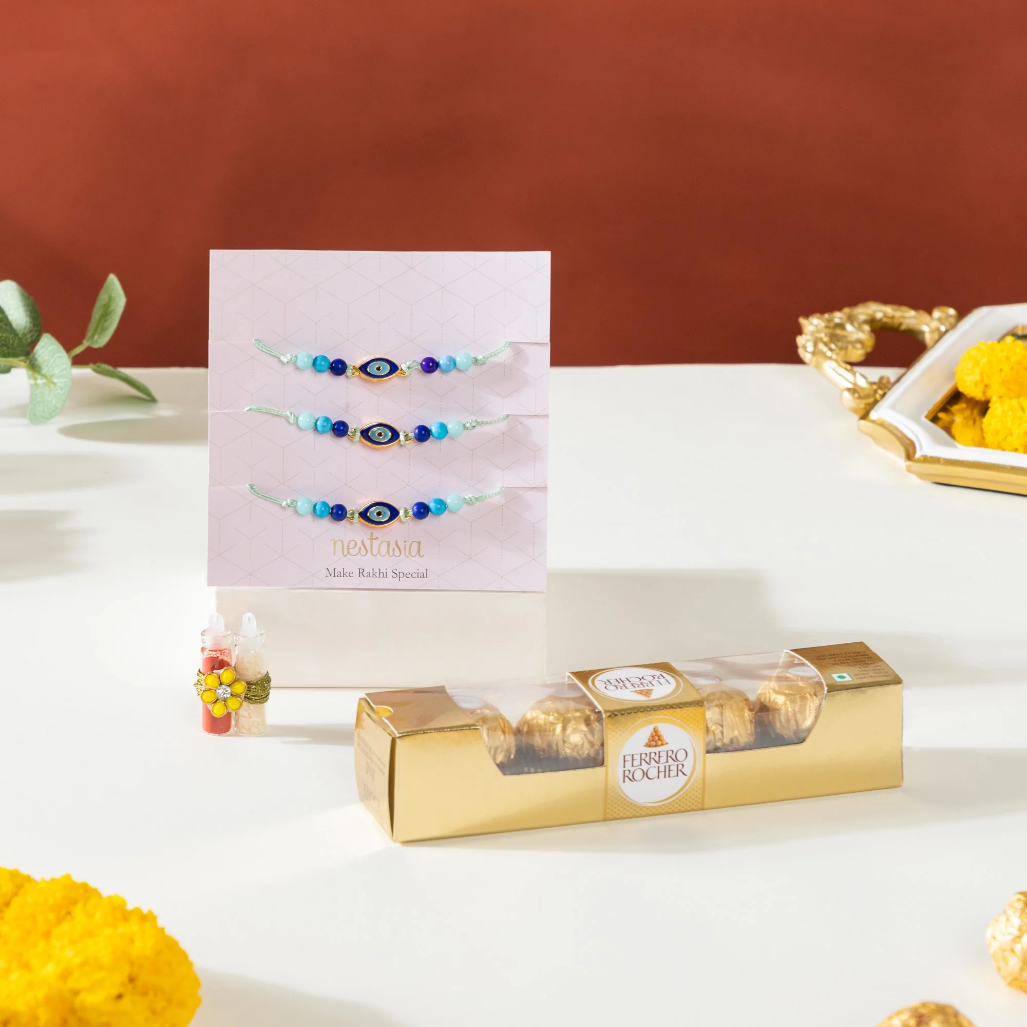 Evil Eye Raksha Bandhan Hamper Set Of 3 - Image 2