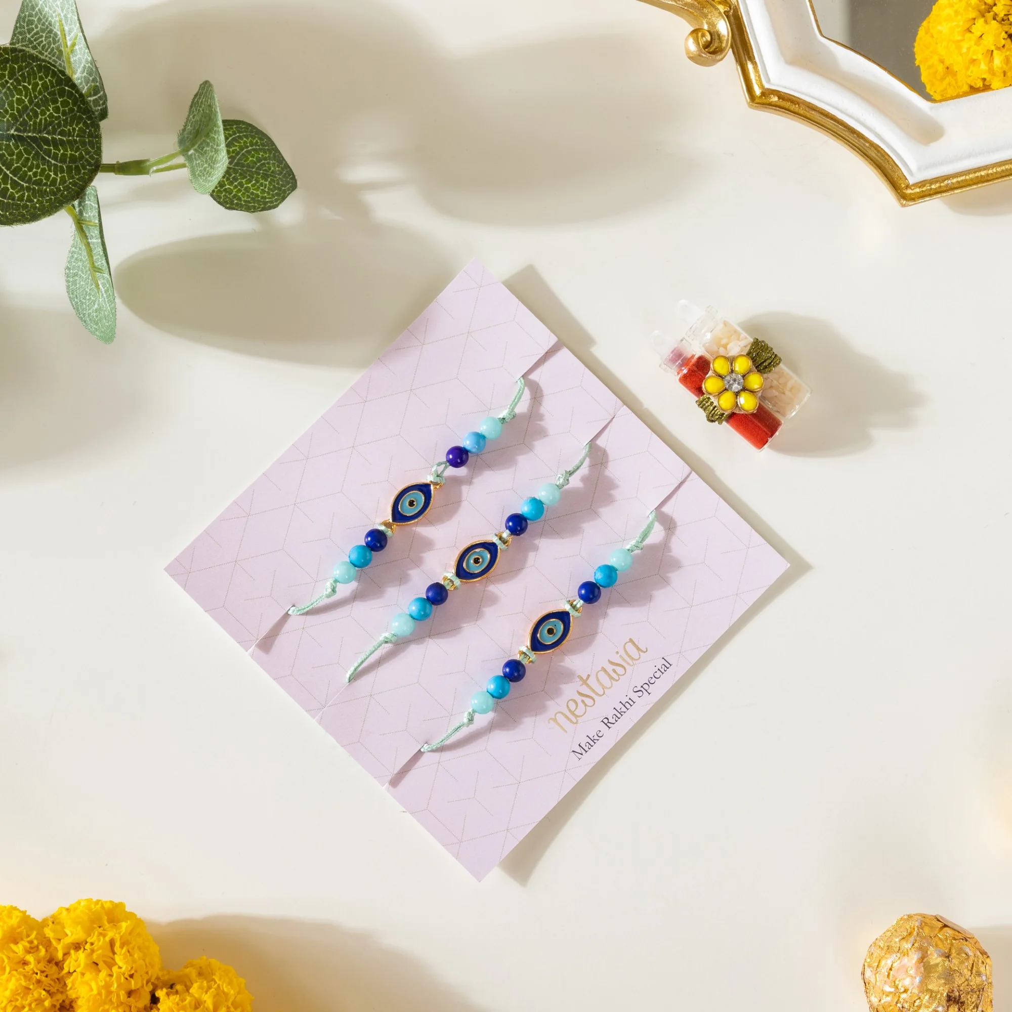 Evil Eye Raksha Bandhan Hamper Set Of 3 - Image 3