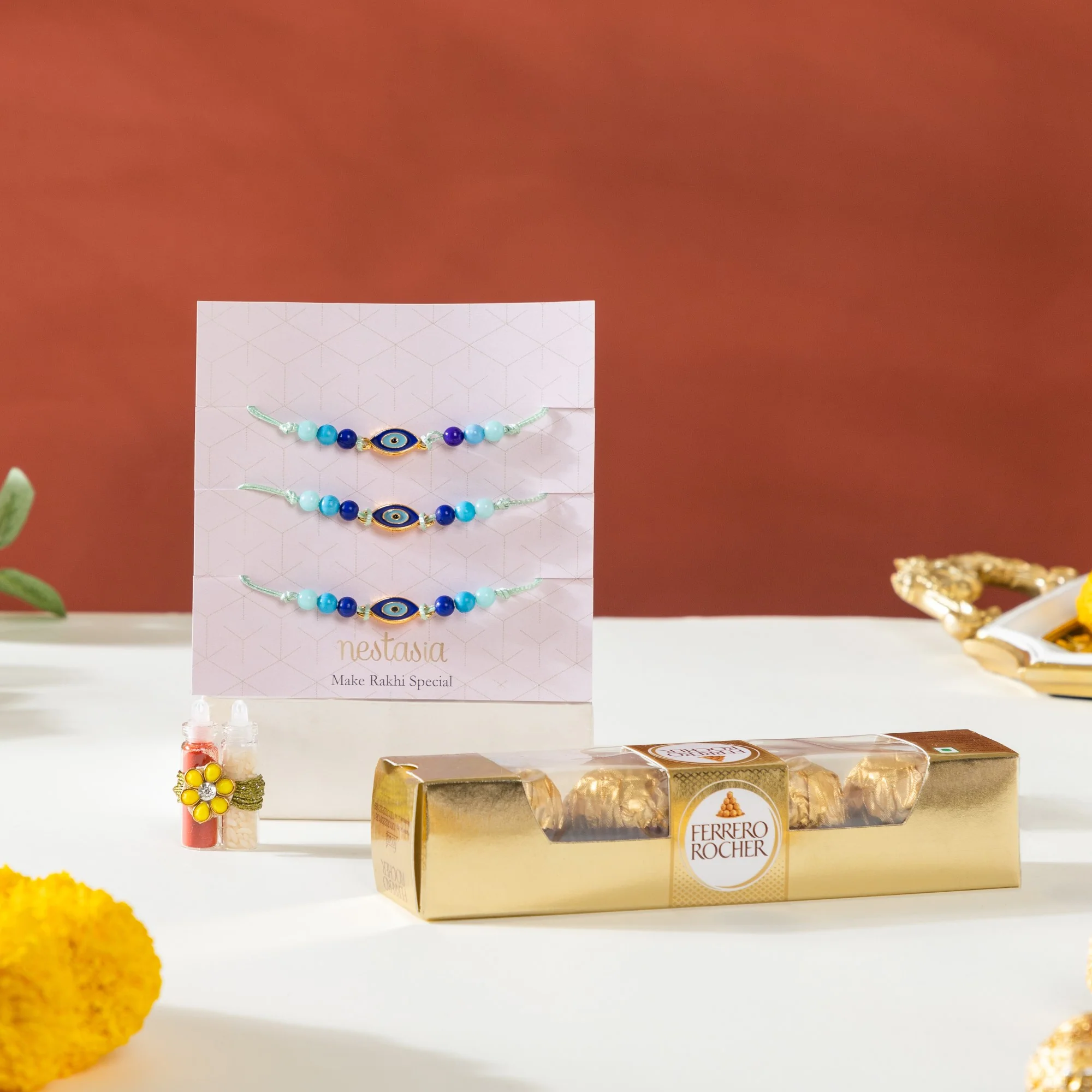 Evil Eye Raksha Bandhan Hamper Set Of 3 - Image 4