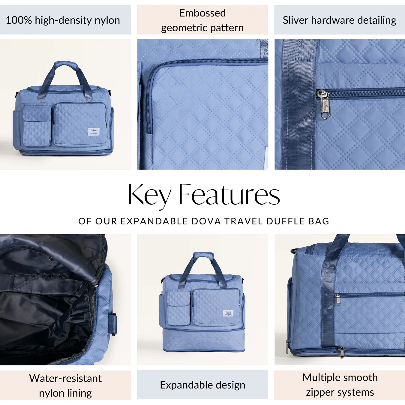 Expandable Dova Travel Duffle Bag - Image 5
