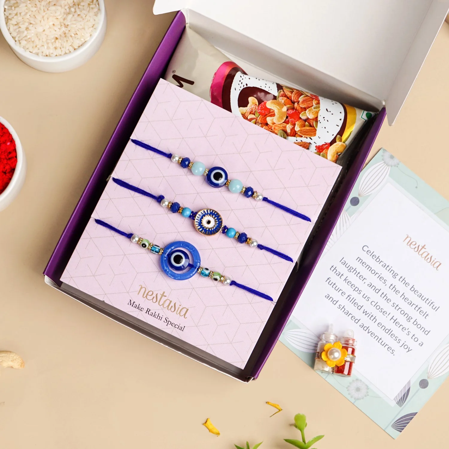Eyeconic Evil Eye Rakhi Set - Image 7