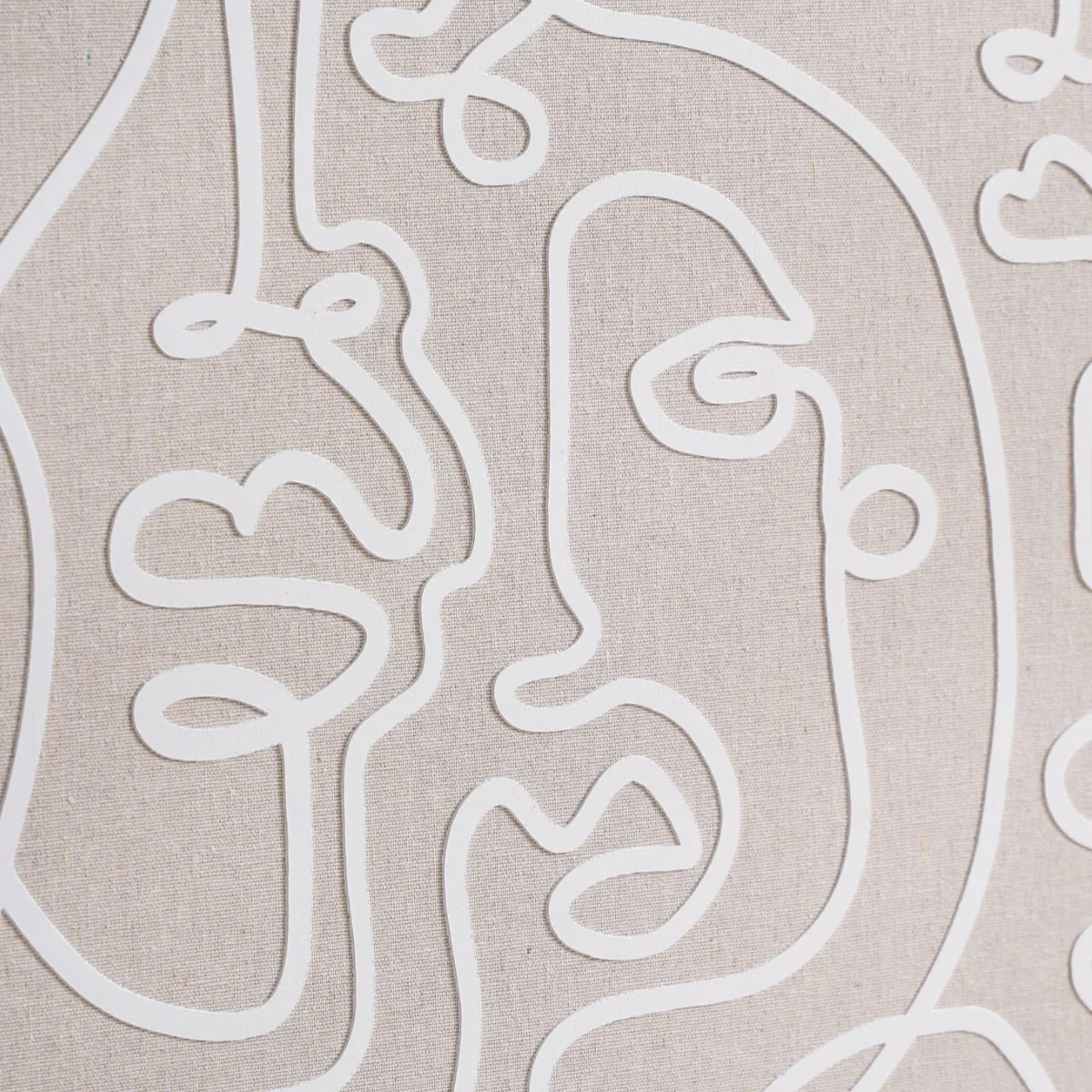 Faces Line Art Wall Decor 23x17 Inch - Image 8