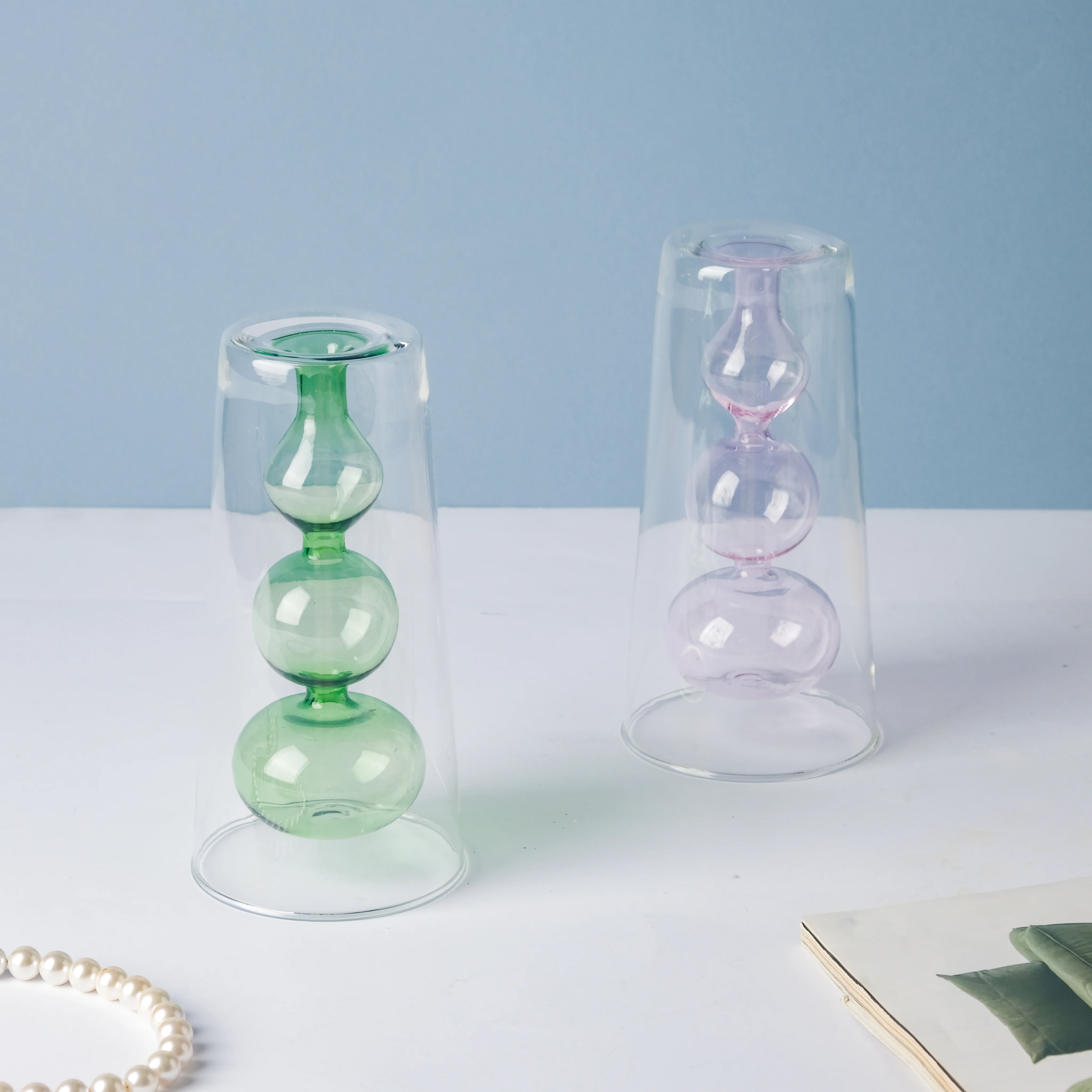 Fancy Glass Vase - Image 2